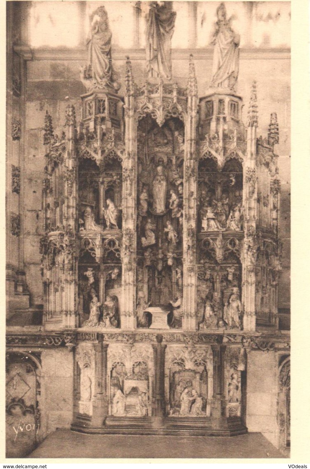 (01) Ain - CPA - Bourg-en Bresse - Bourg - Eglise De Brou - Retable En Marbre De La Chapelle De La Vierge - Brou - Kerk