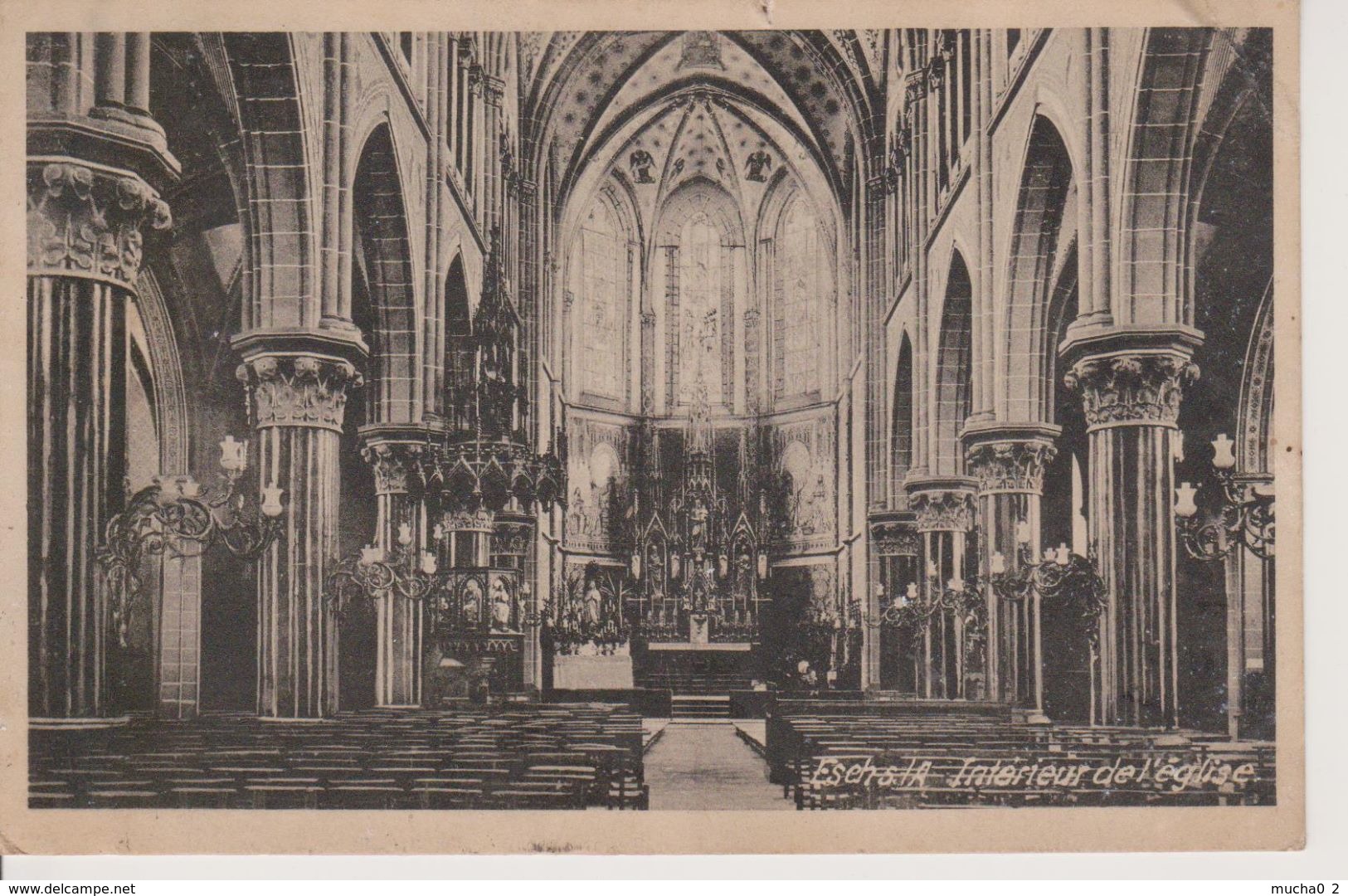 ESCH SUR ALZETTE - INTERIEUR DE L'EGLISE - Esch-sur-Alzette