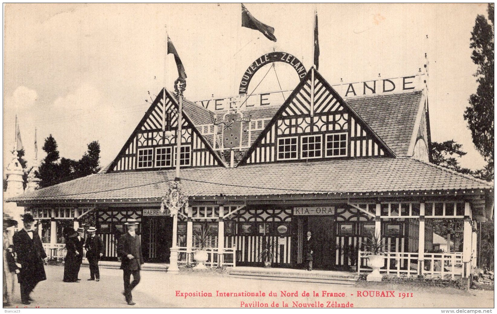 B34871 Exposition   Roubaix 1911, Pavillon De La Nouvelle Zélande - Autres & Non Classés