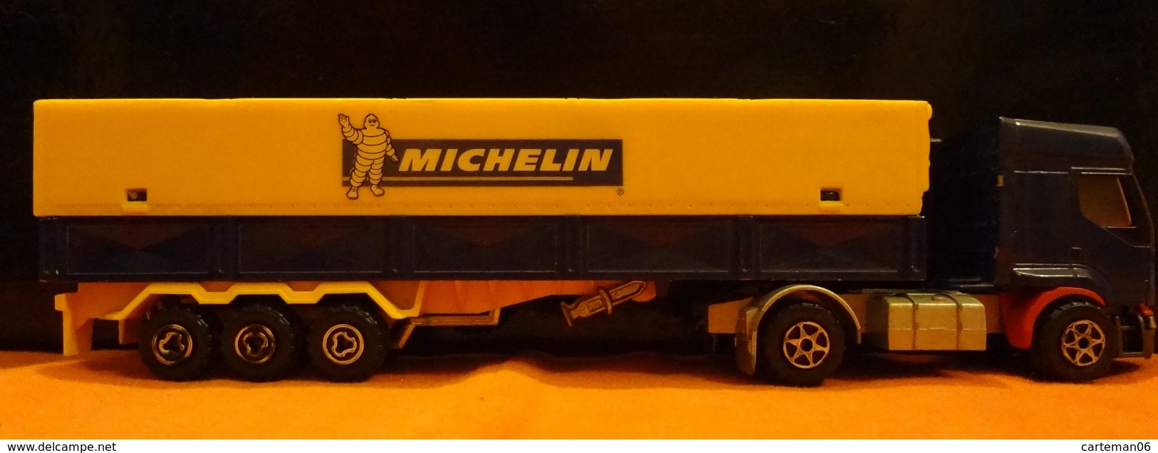 Camion - Poids Lourd - Renault Premium  "Michelin" - Majorette 1/60 (bibendum) - Trucks, Buses & Construction