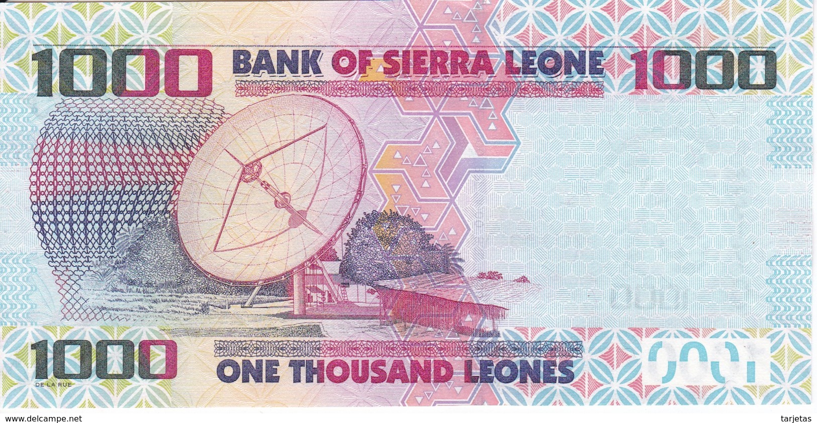 BILLETE DE SIERRA LEONA DE 1000 LEONES DEL AÑO 2013 EN CALIDAD EBC (XF)    (BANKNOTE) - Sierra Leone