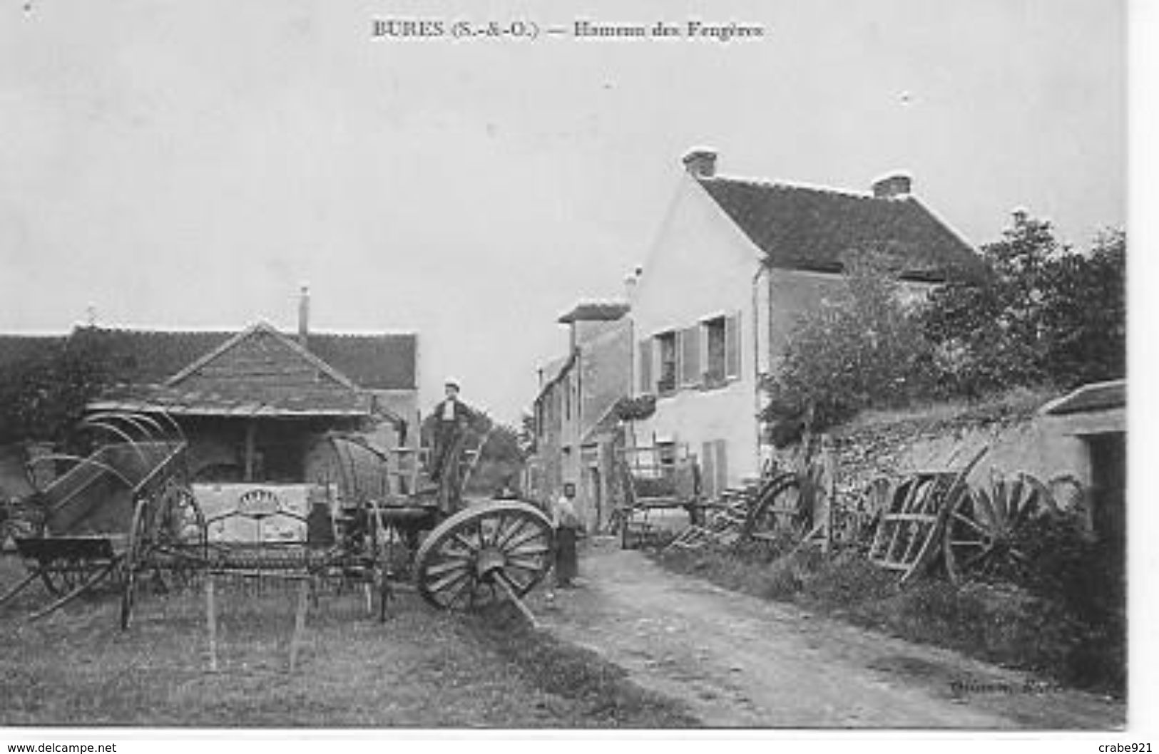 78 MORAINVILLIERS   BURES HAMEAU DES FEUGERES   MATÉRIEL AGRICOLE   NON ÉCRITE  TRÈS BON ETAT - Morainvilliers