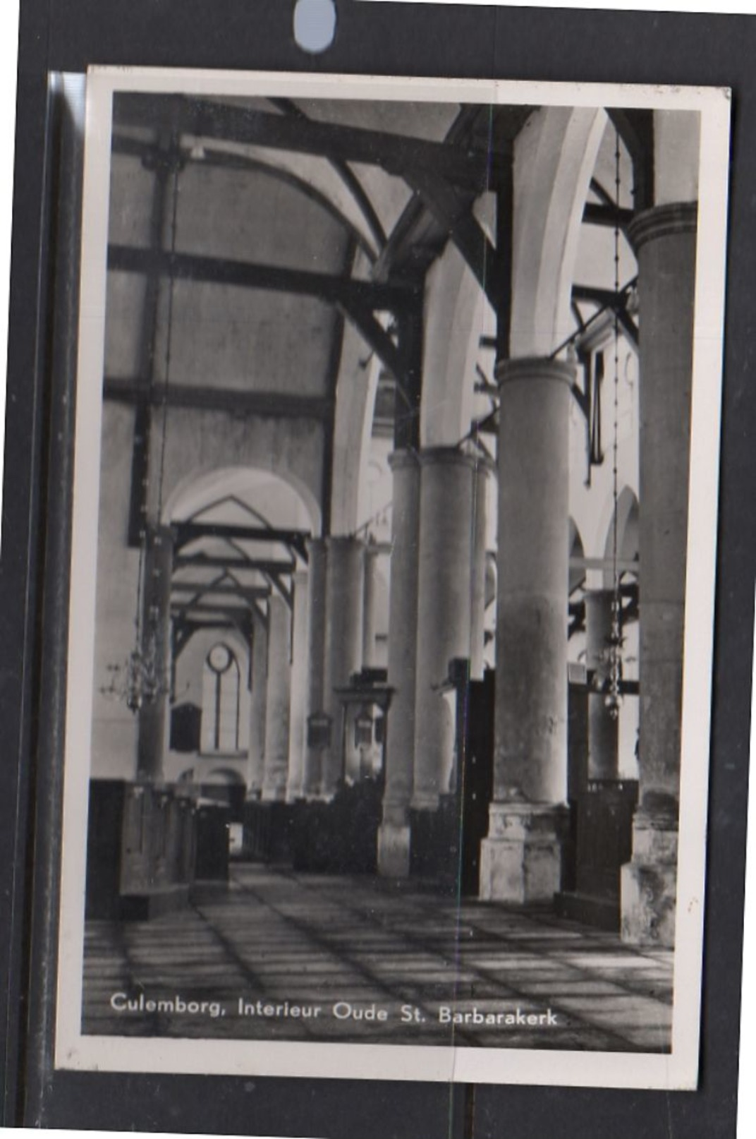 CULEMBORG Fotokaart Interieur Kerk ± 1950 (k28-18) - Culemborg