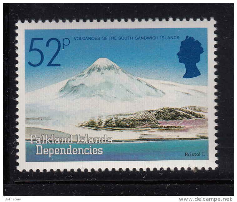 Falkland Islands Dependencies 1984 MNH Scott #1L87 52p Bristol Volcanic Islands - Falkland