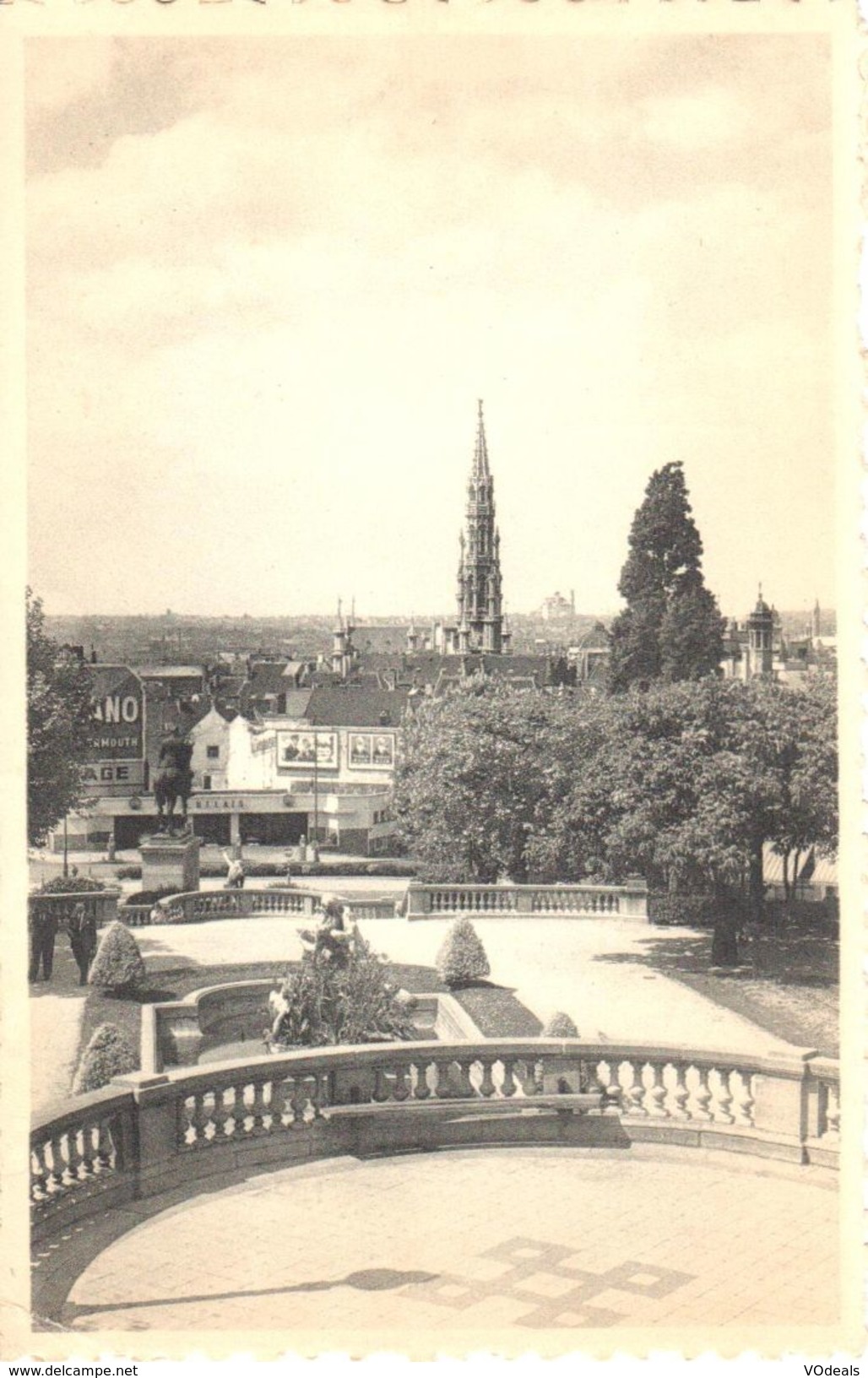 Bruxelles - CPA - La Ville Vue Du Mont Des Arts - Mehransichten, Panoramakarten