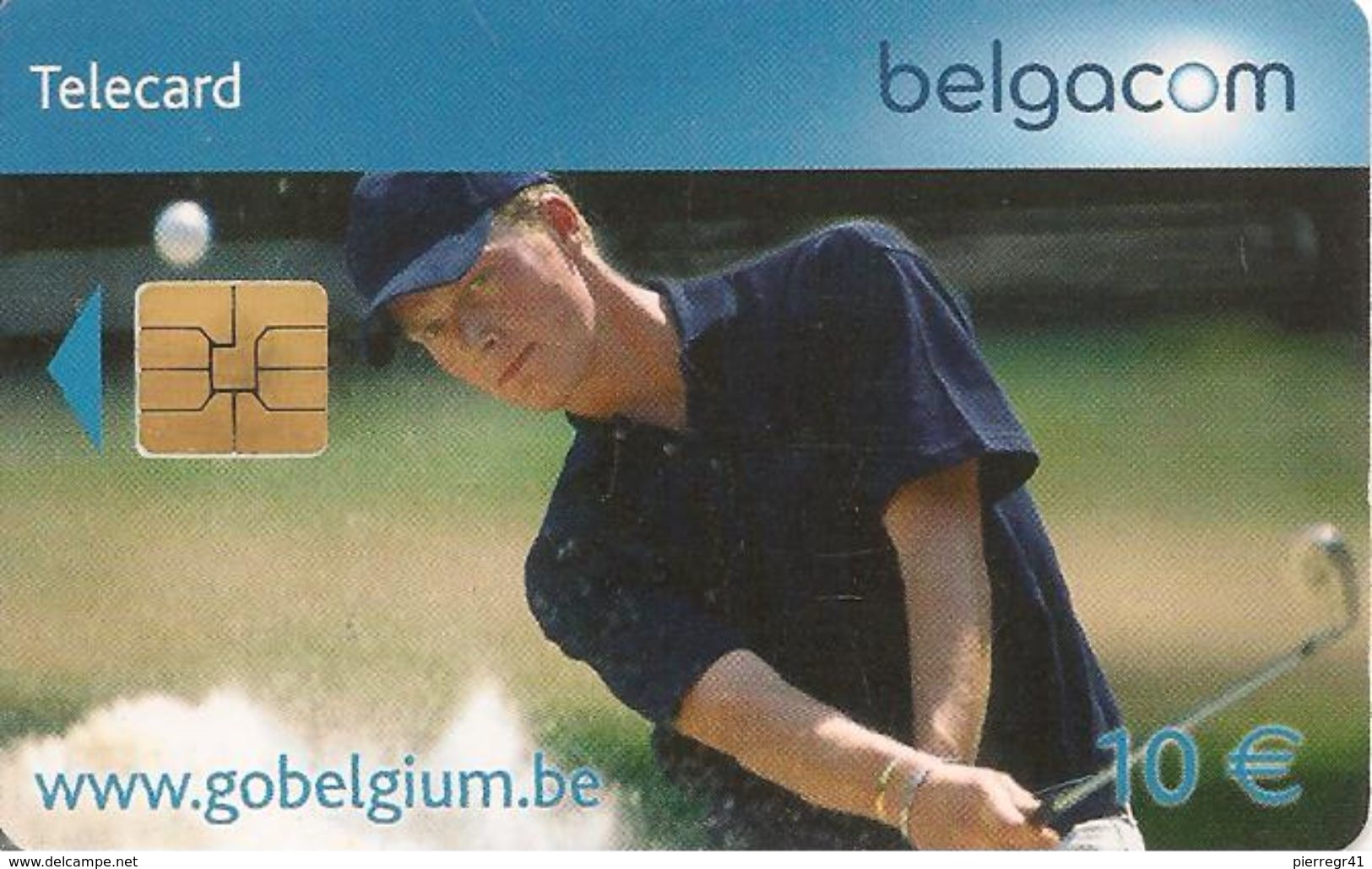 TC-+PUBLIC-BELGACOM-10€-SO3-31/07/2006-GOLF-TBE - - Avec Puce