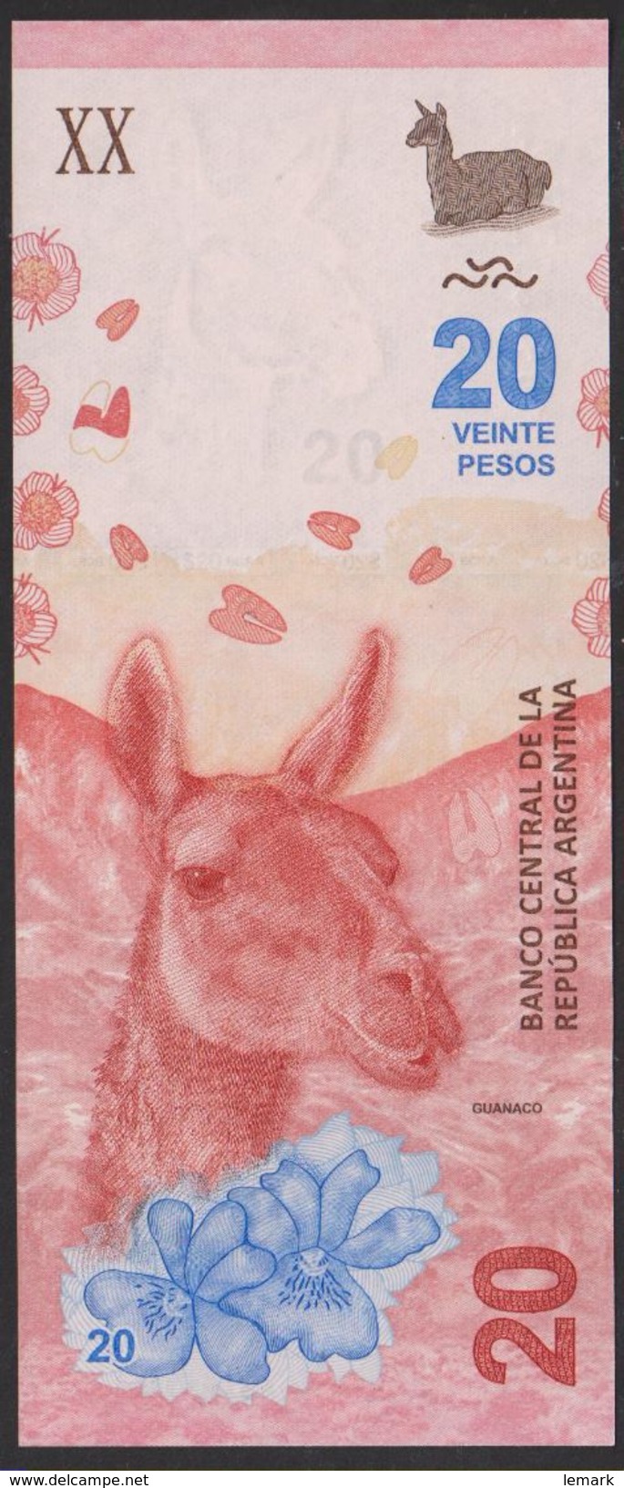 Argentina 20 Pesos 2017 Pnew UNC - Argentina