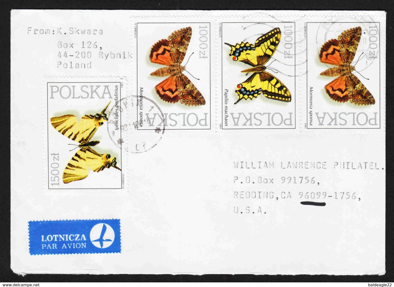 Poland  - Cover #4 Used - Covers & Documents