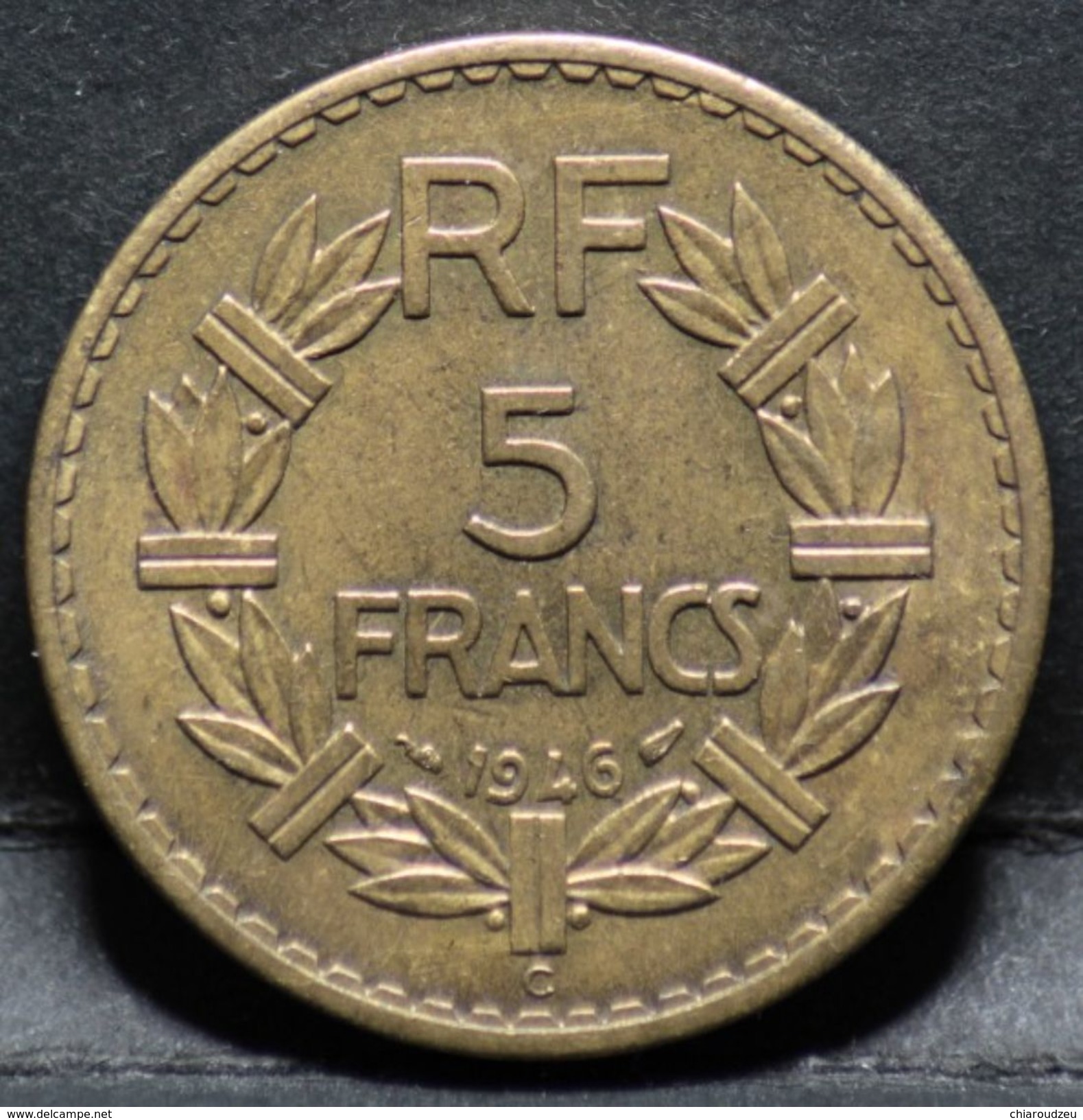 5 FRANCS 1946 C - FRANCE - Lavrillier - Bronze Allu - Castelsarrasin - 01 - Altri & Non Classificati