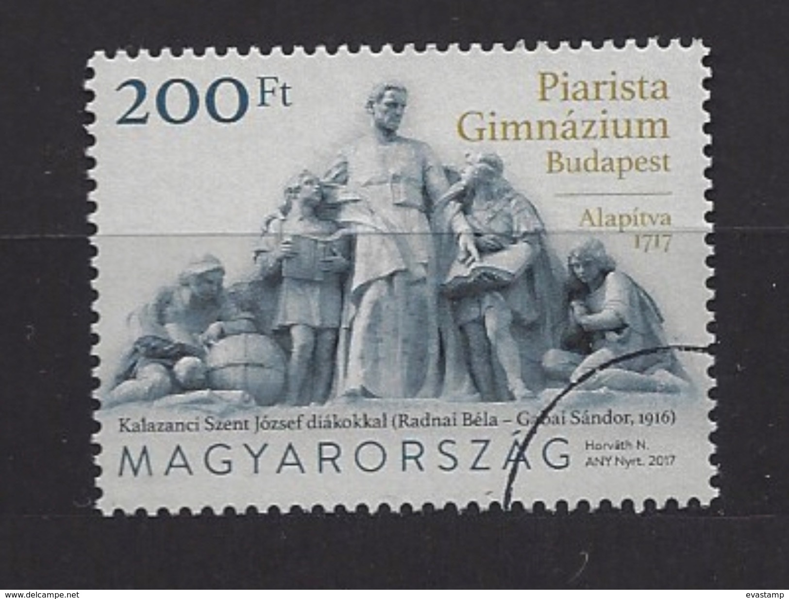 HUNGARY - 2017. - 300th Anniversary Of The Piarist Grammar School In Budapest  SPECIMEN!!! - Ensayos & Reimpresiones