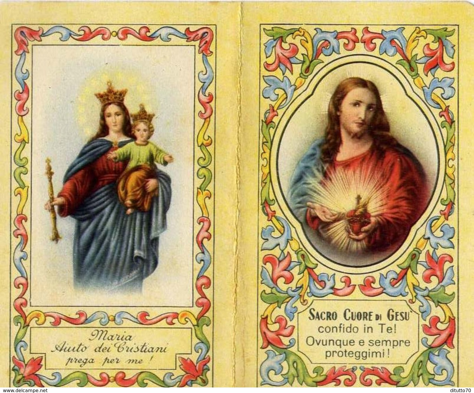 Calendarietto - Maria E Sacro Cuore Di Gesù - Bologna - 1949 - Formato Piccolo : 1941-60