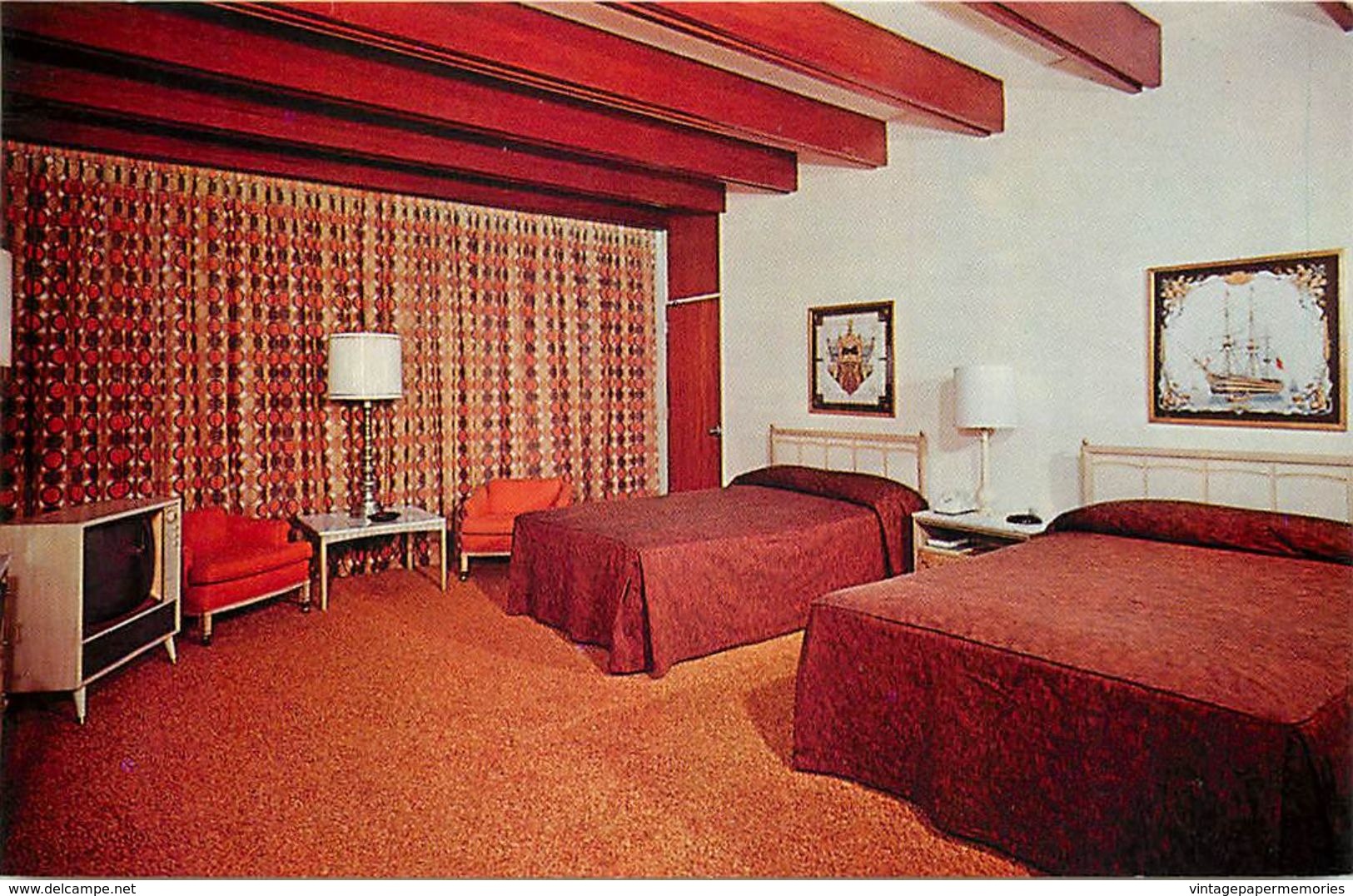 276593-Mississippi, Biloxi, Broadwater Beach Hotel, Room Interior, Dexter Press No 62232-B - Altri & Non Classificati