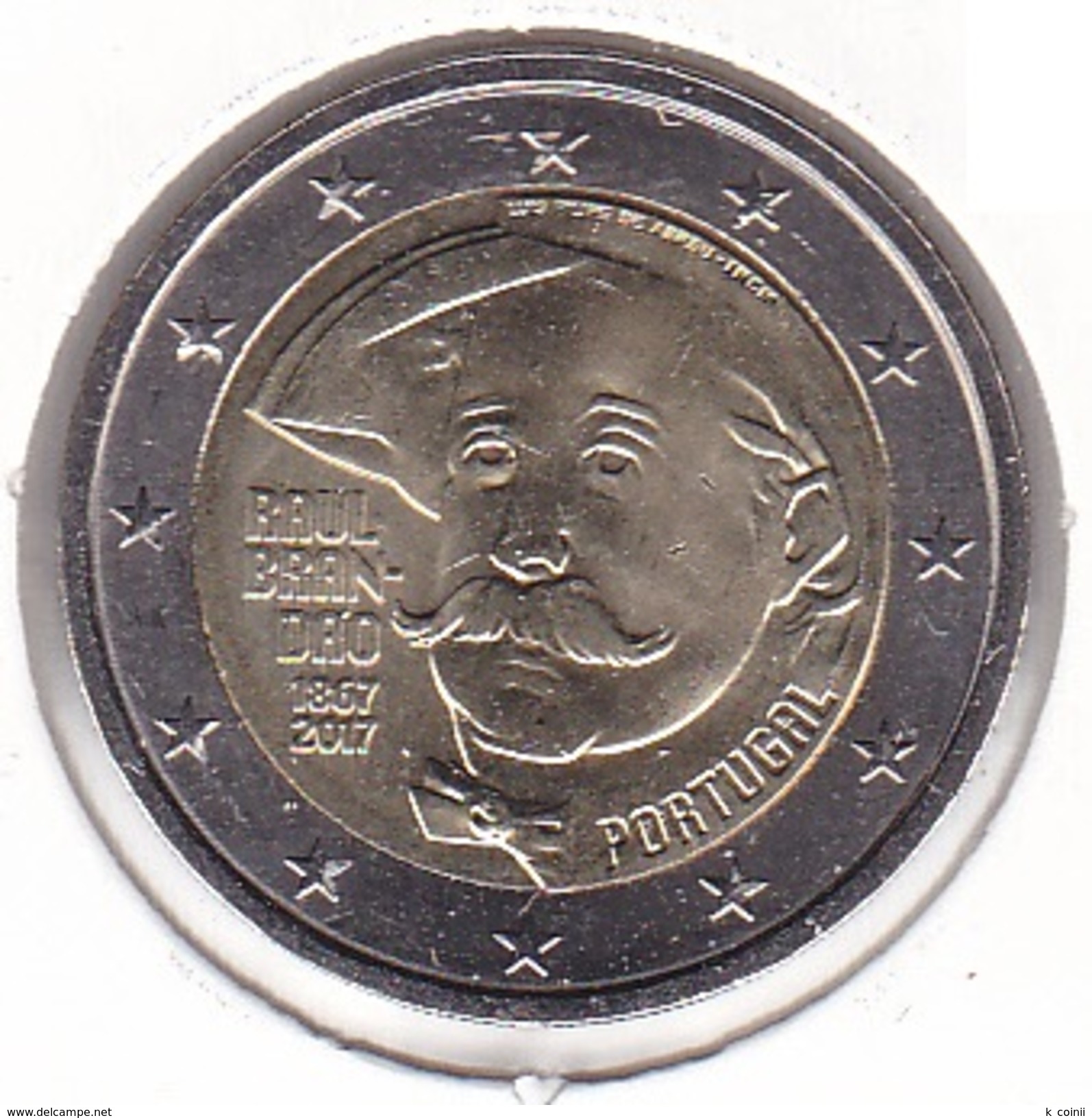 Portugal - 2 Euro Raul Brandão - 2017 - UNC - Portugal