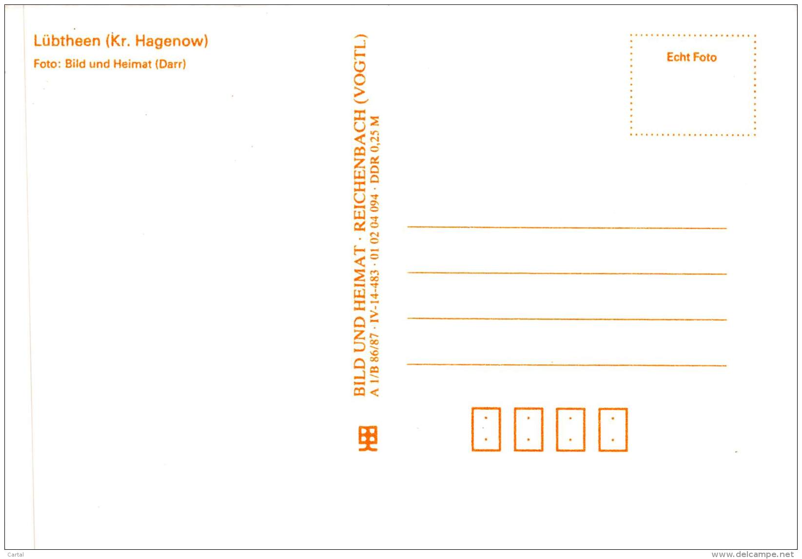 CPM - LÜBTHEEN (Kr. Hagenow) - Hagenow