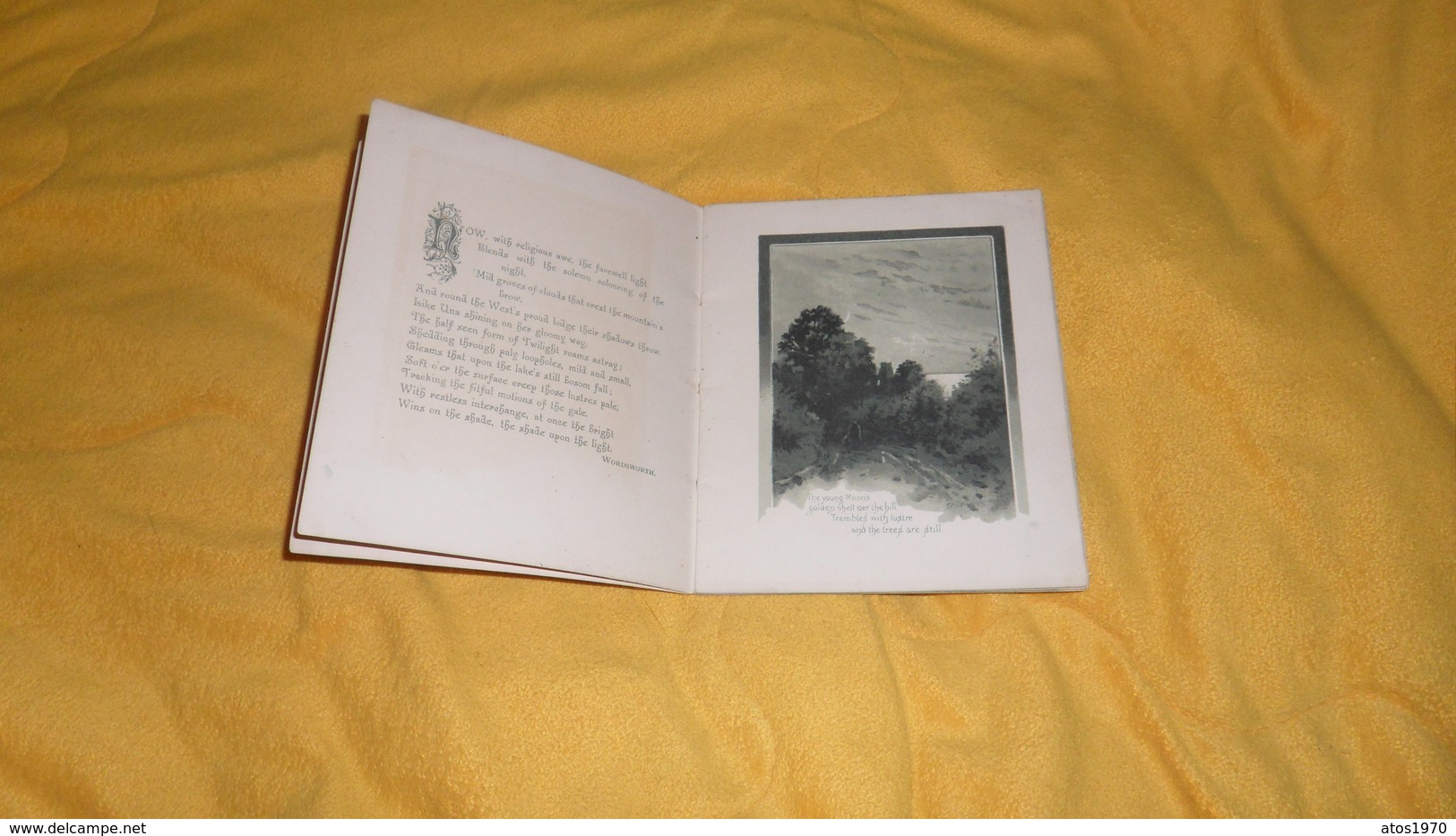 LIVRE ANCIEN DE 20 PAGES ILLUSTRES DATE ?. EN ANGLAIS. / TWILIGHT MEMORIES IN PCTURE AND POEM..G. THOMPSON HUTCHINSON.. - Otros & Sin Clasificación