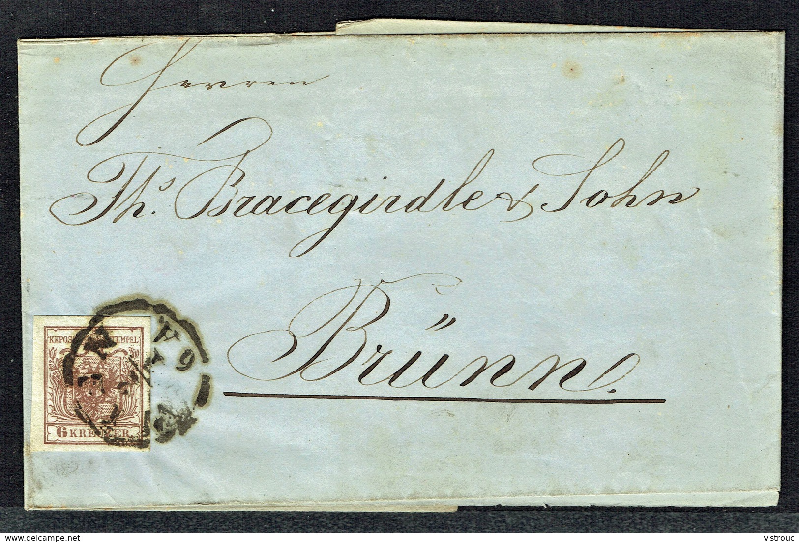 MM N° 4 / Y&T N° 4 - Brief - WIEN Nach BRÜNN - 1855. - Briefe U. Dokumente