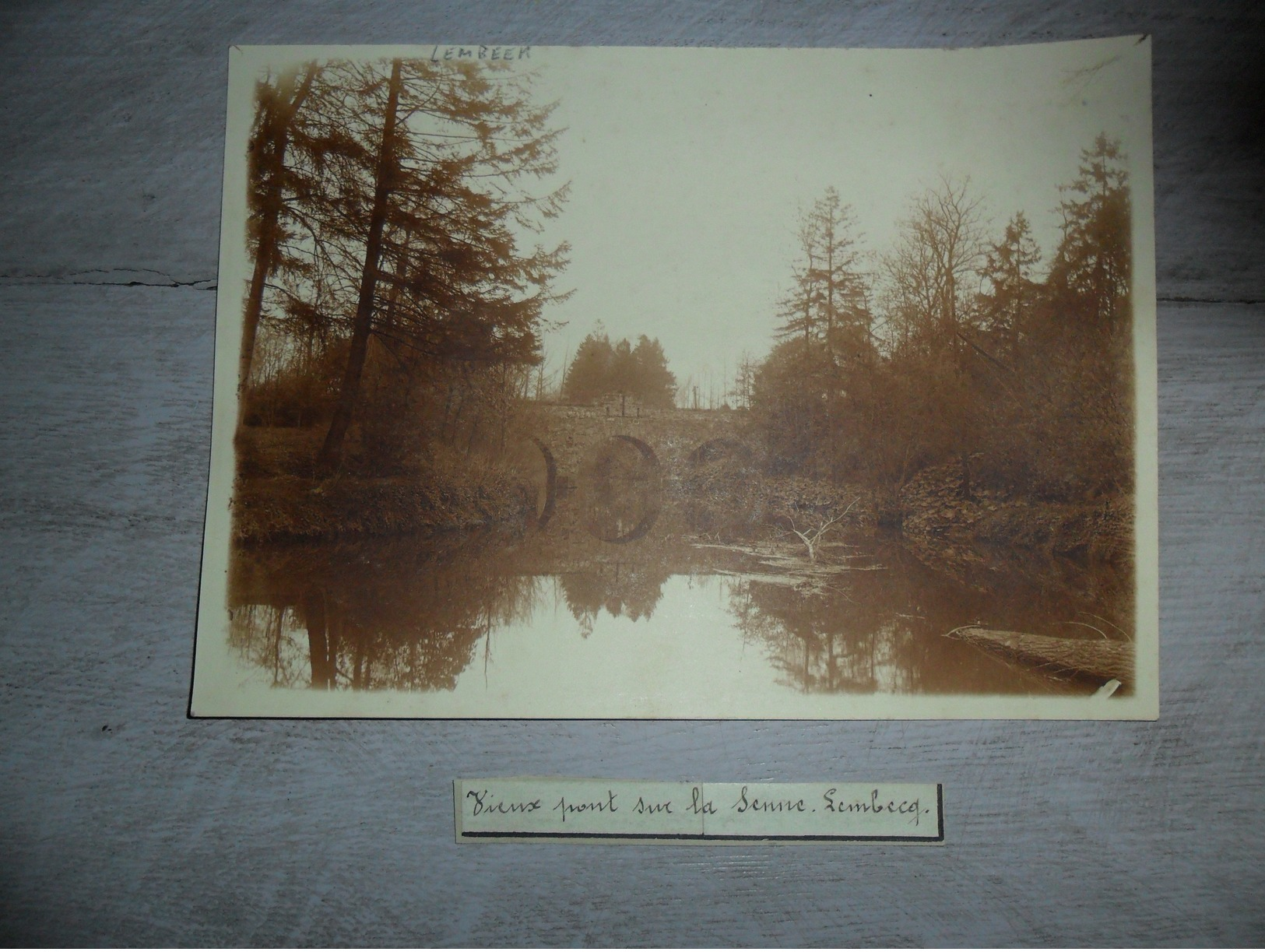 Foto  Photo ( 18 X 13 Cm )  Lembecq  Lembeek : Vieux Pont Sur La Senne - Lieux