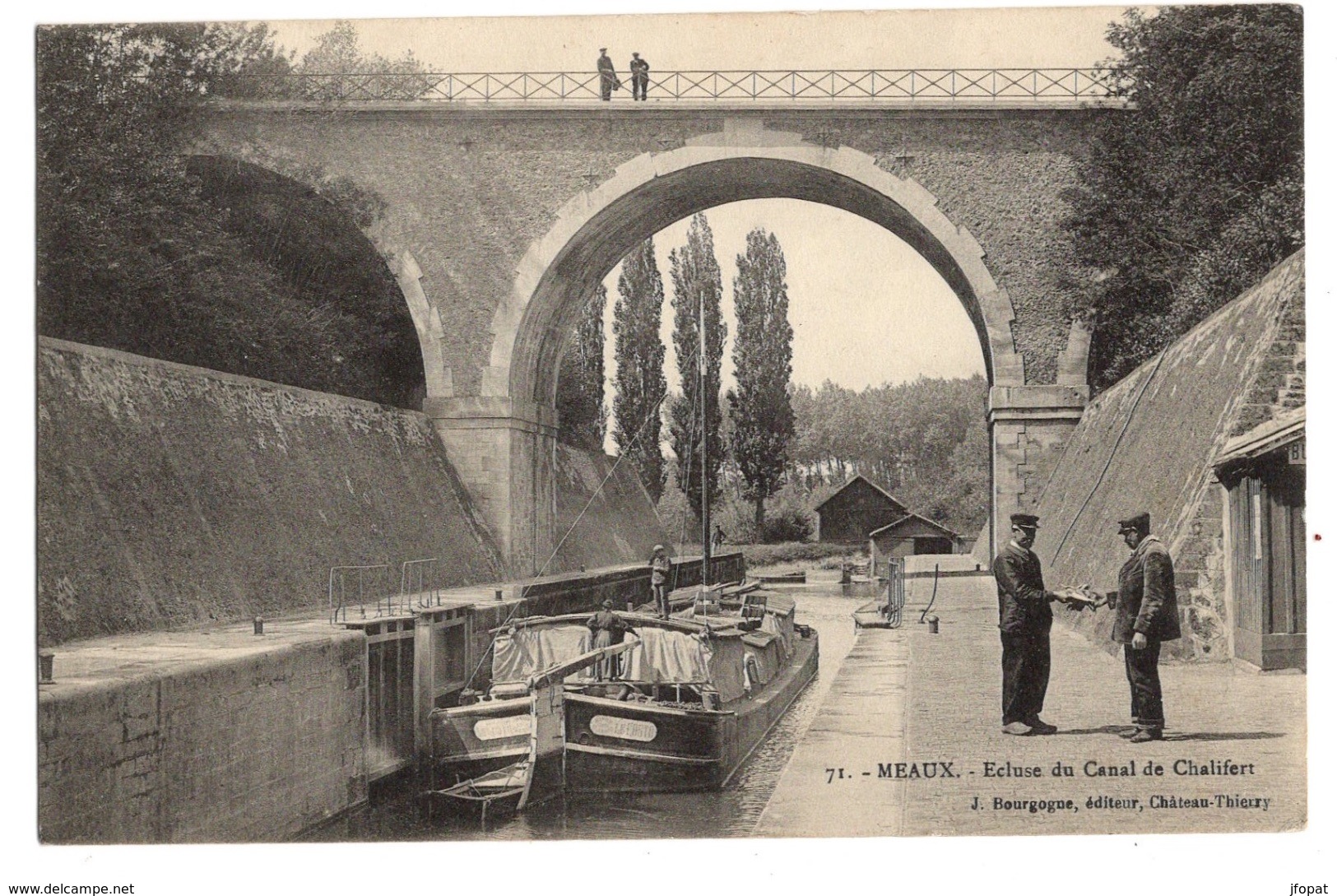 77 SEINE ET MARNE - MEAUX écluse Du Canal De Chalifert - Meaux