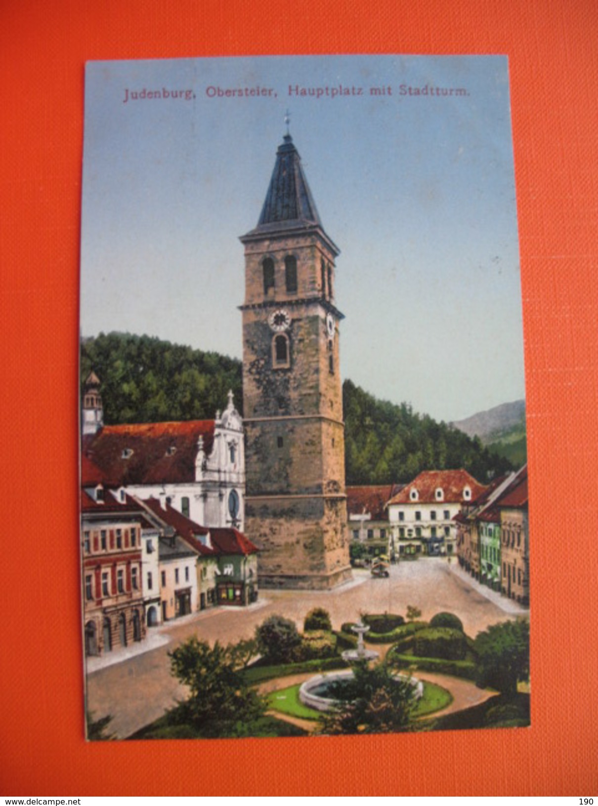 Judenburg.Hauptplatz Mit Stadtturm - Judenburg