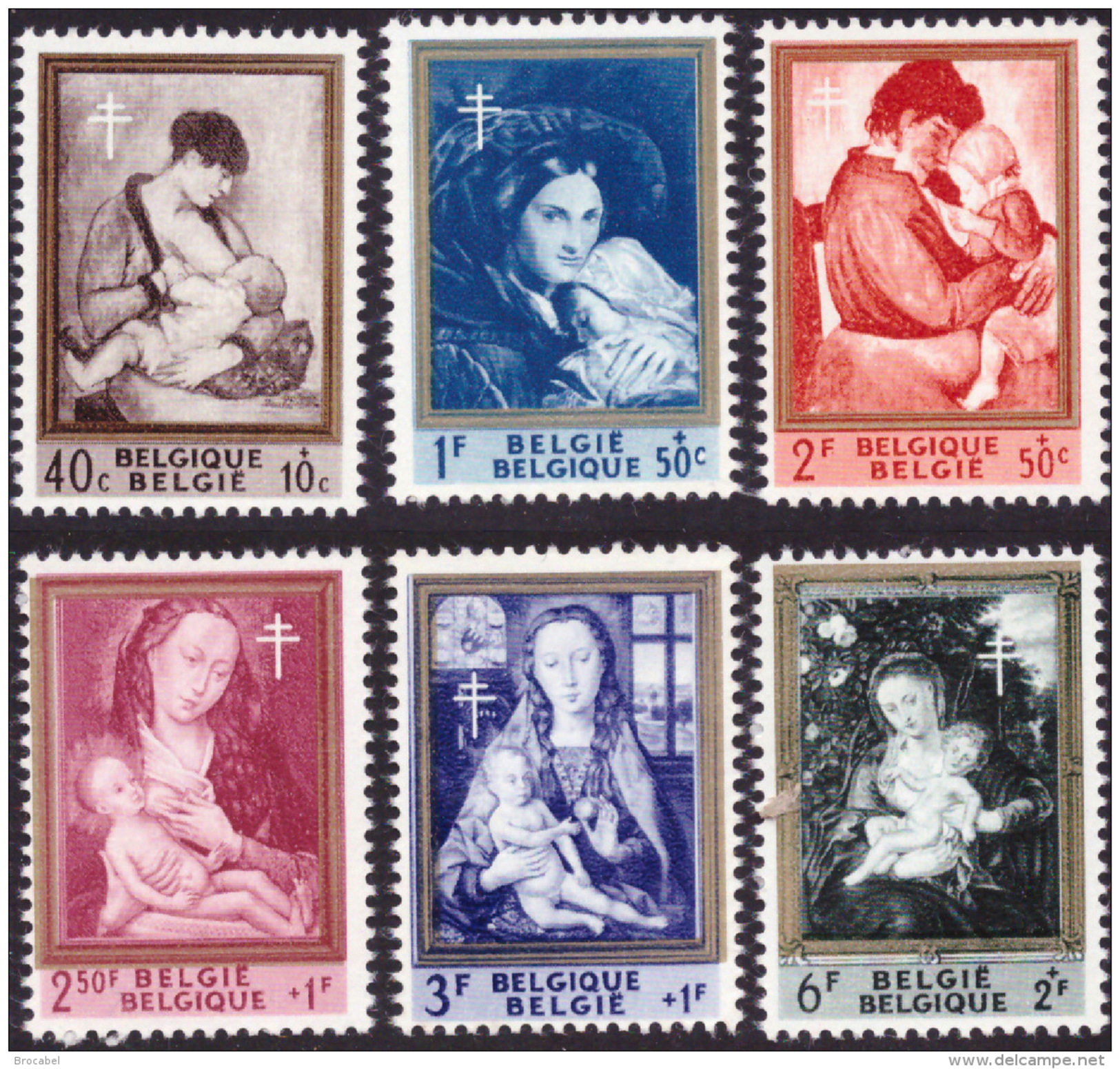 Belgium 1198/03**   Antituberculeux  La Mère Et L'enfant  MNH - Unused Stamps