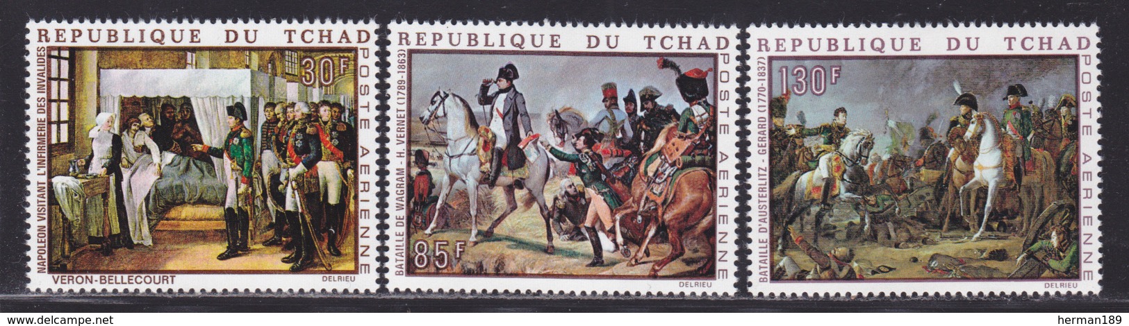 TCHAD AERIENS N°   61 à 63 ** MNH Neufs Sans Charnière, TB  (D3733) Napoléon 1er - Chad (1960-...)