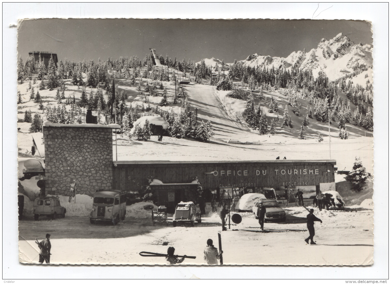 73 - COURCHEVEL - OFFICE DU TOURISME - AUTOMOBILES CITROËN 2 X 2CV CITROËN + 1 TUB CITROËN - VOIR ZOOM - Courchevel