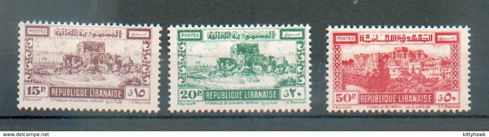 LIBAN 194 - YT 193 - 194 - 196 * - Neufs