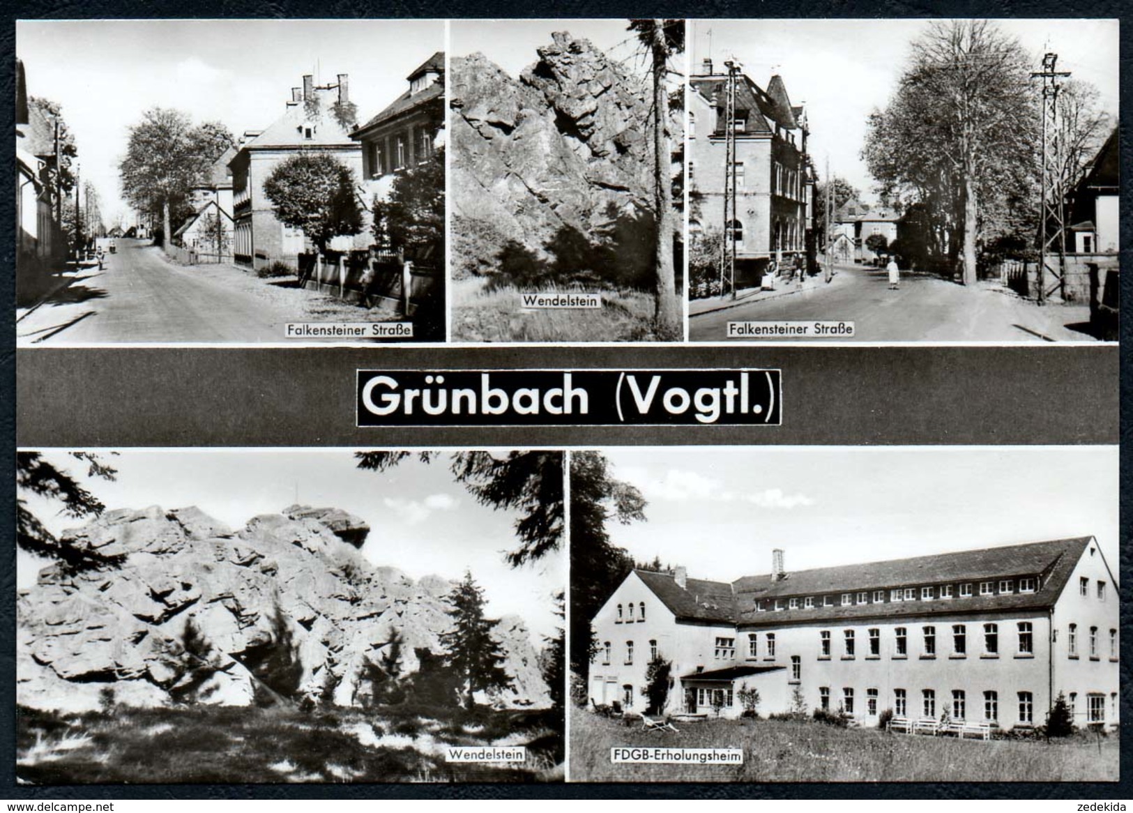 B0165 - Grünbach - FDGB Heim - TOP - Falkenstein (Vogtland)