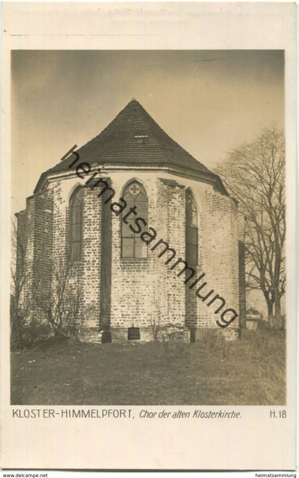 Kloster Himmelpfort - Chor Der Alten Klosterkirche - Foto-AK 30er Jahre - Verlag Ludwig Walter Berlin - Fuerstenberg