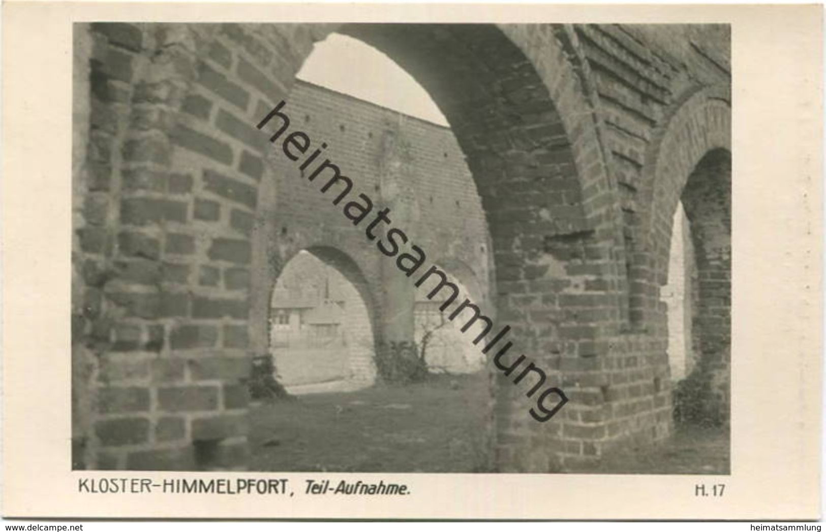 Kloster Himmelpfort - Foto-AK 30er Jahre - Verlag Ludwig Walter Berlin - Fürstenberg