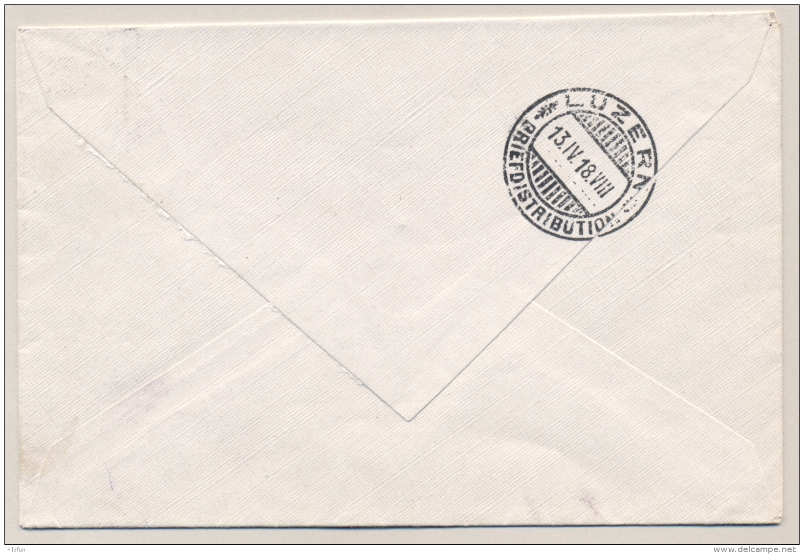 Schweiz - 1918 - Feldpost-cover From Geb. Inf. Komp. I/91 / Feldpost Sent To Luzern - Documenten