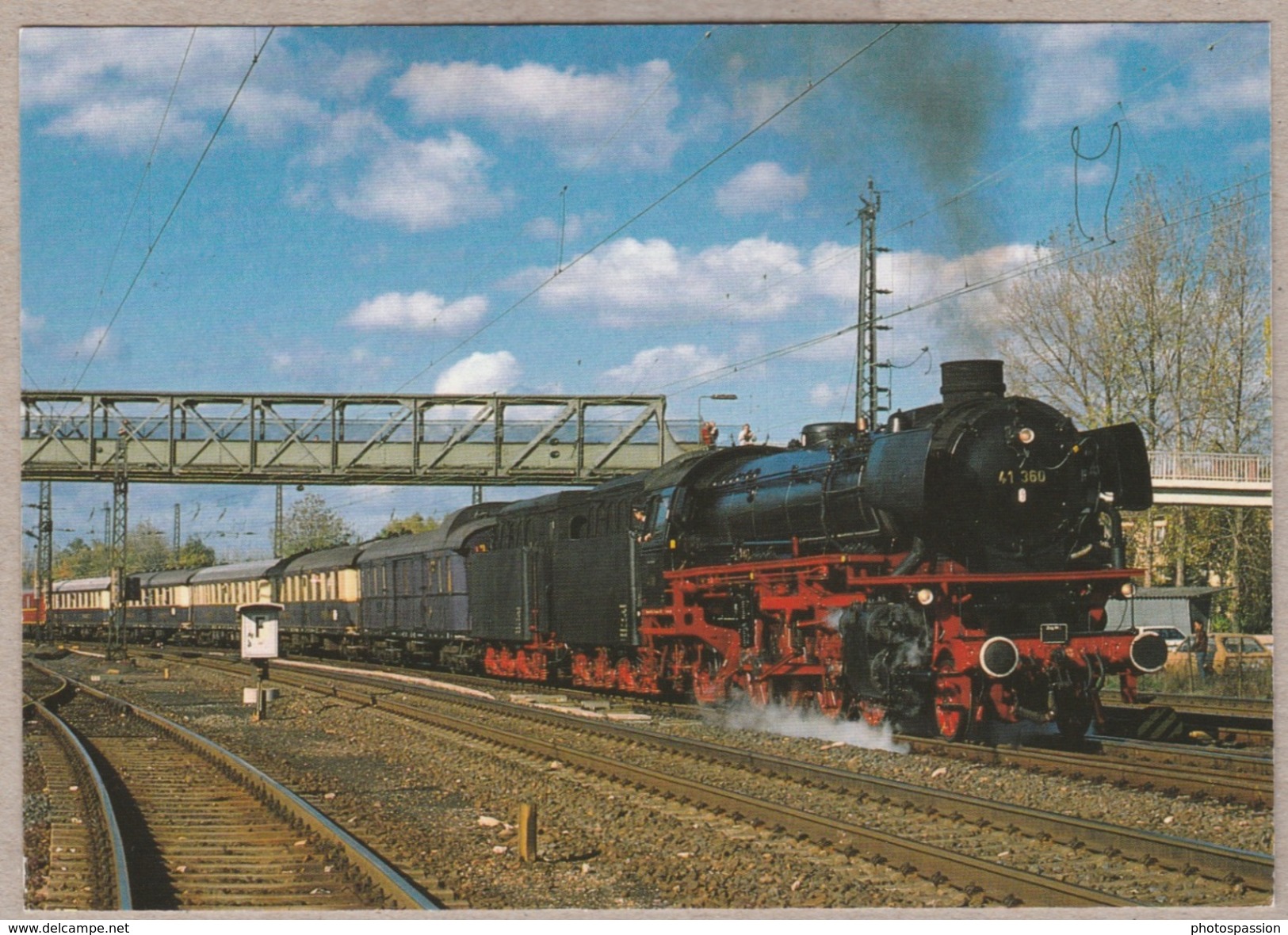 DB Dampflokomotive Mit Ölfeuerung Am 29.10.1988 In Mainz-Bischofsheim - Train - Railway - Bahn - Trains