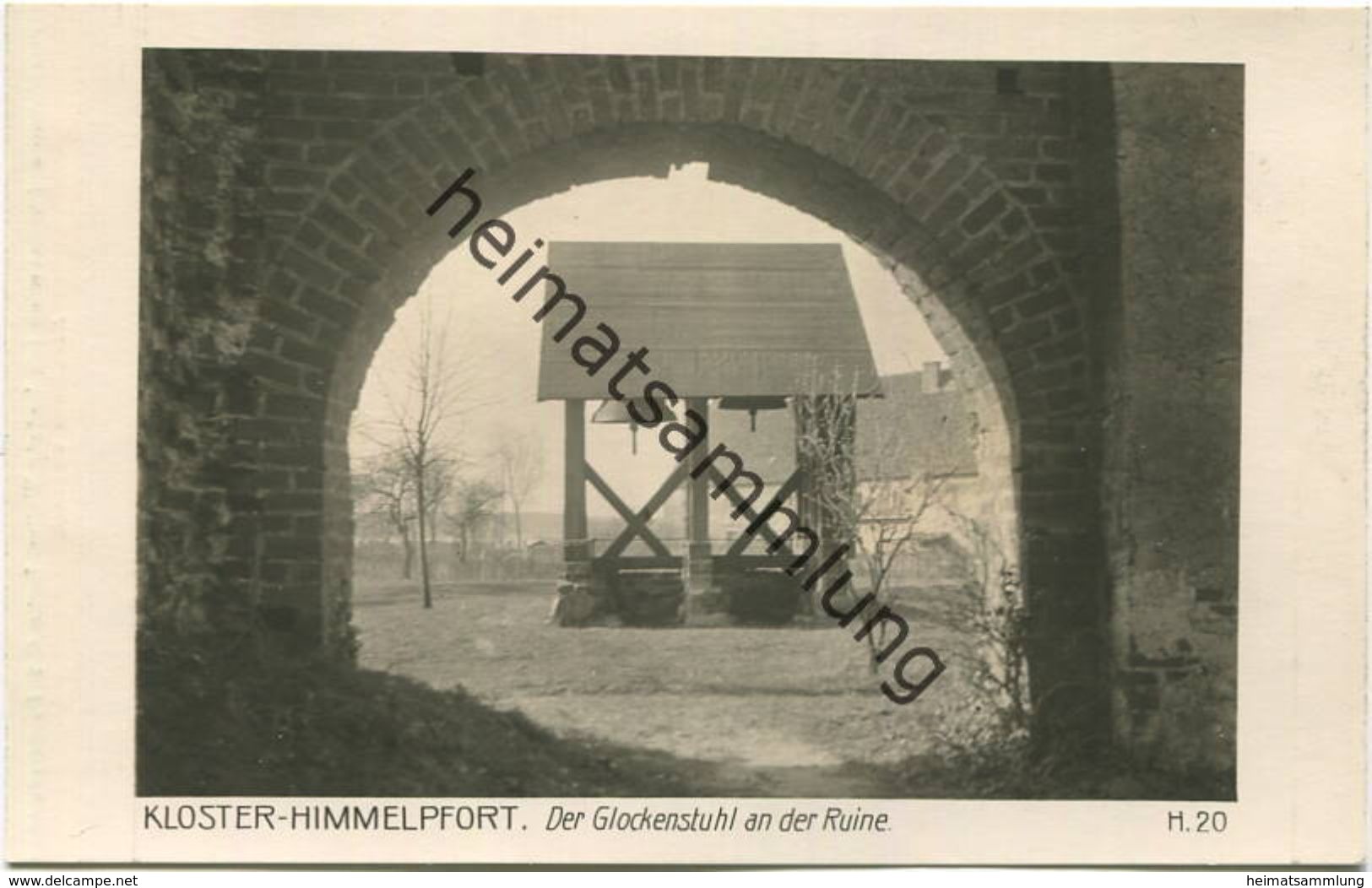 Kloster Himmelpfort - Der Glockenstuhl An Der Ruine - Foto-AK 30er Jahre - Verlag Ludwig Walter Berlin - Fürstenberg