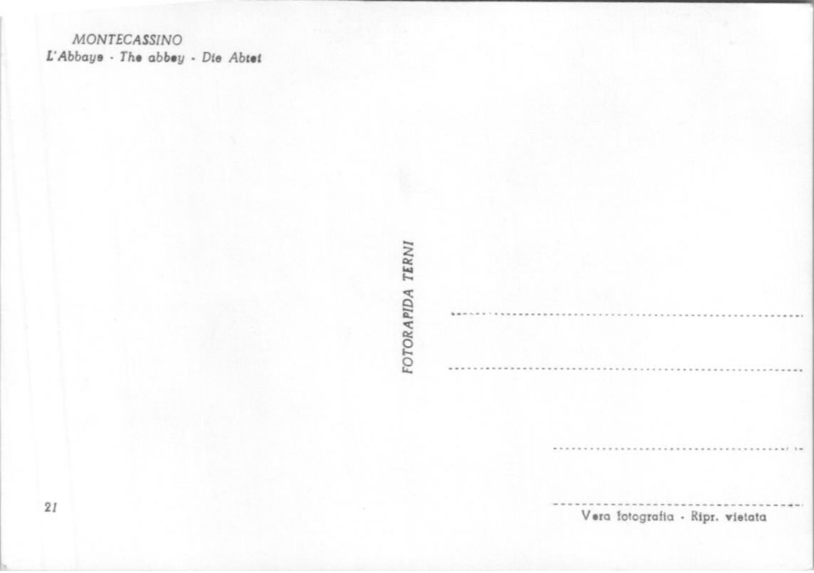 MONTECASSINO  / CASSINO  6 CARTES POSTALES  / 3 PHOTO 9 X  12 /  ENV  78 - Altri & Non Classificati