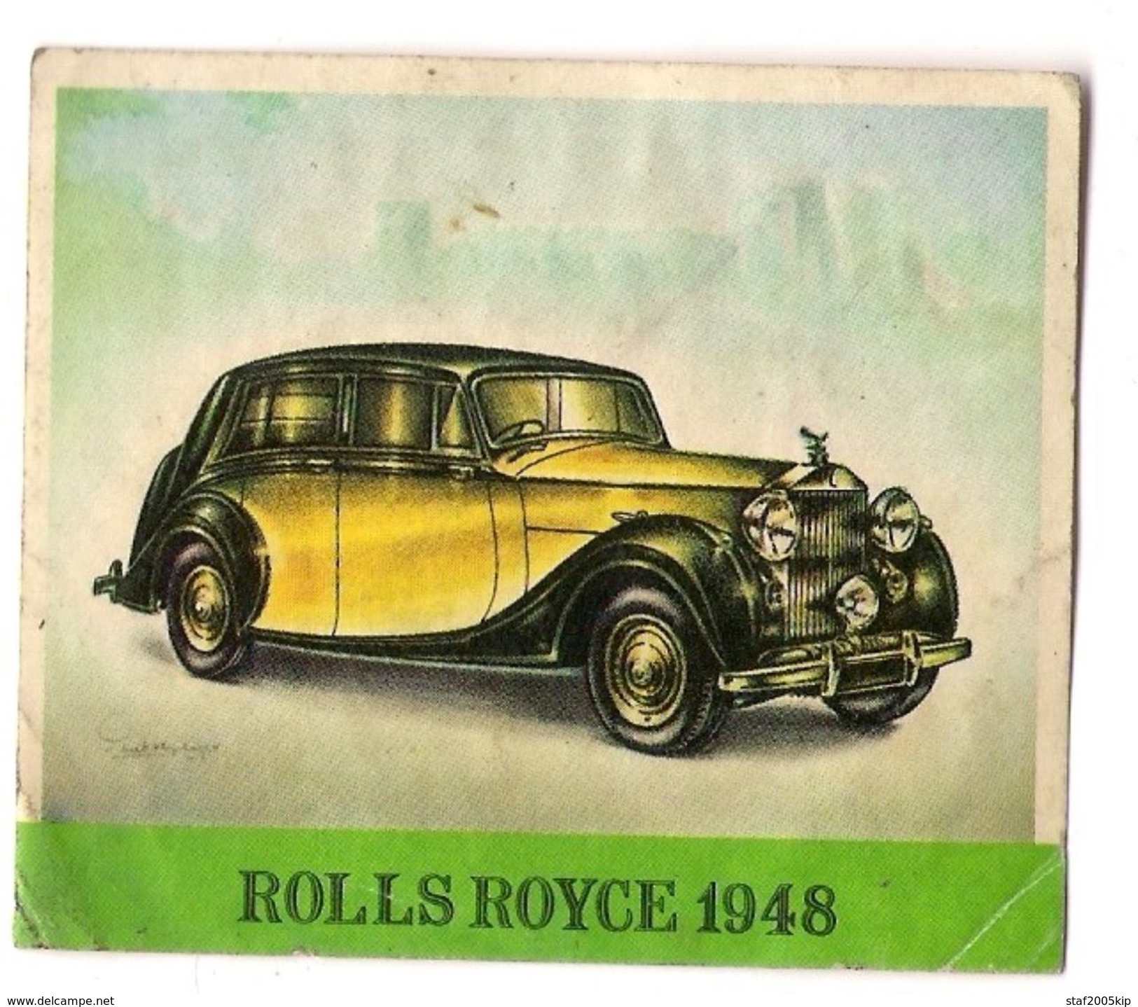 Sticker - Auto - ROLLS ROYCE 1948 - Autocollants