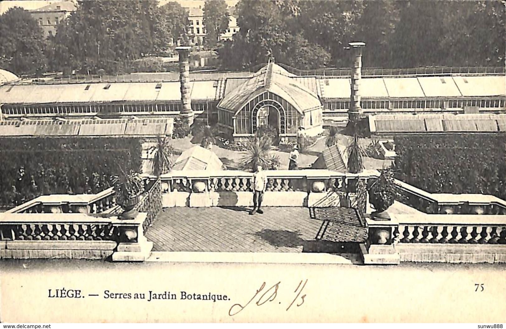 Liège - Serres Au Jardin Botanique (animée, 1904) - Liege