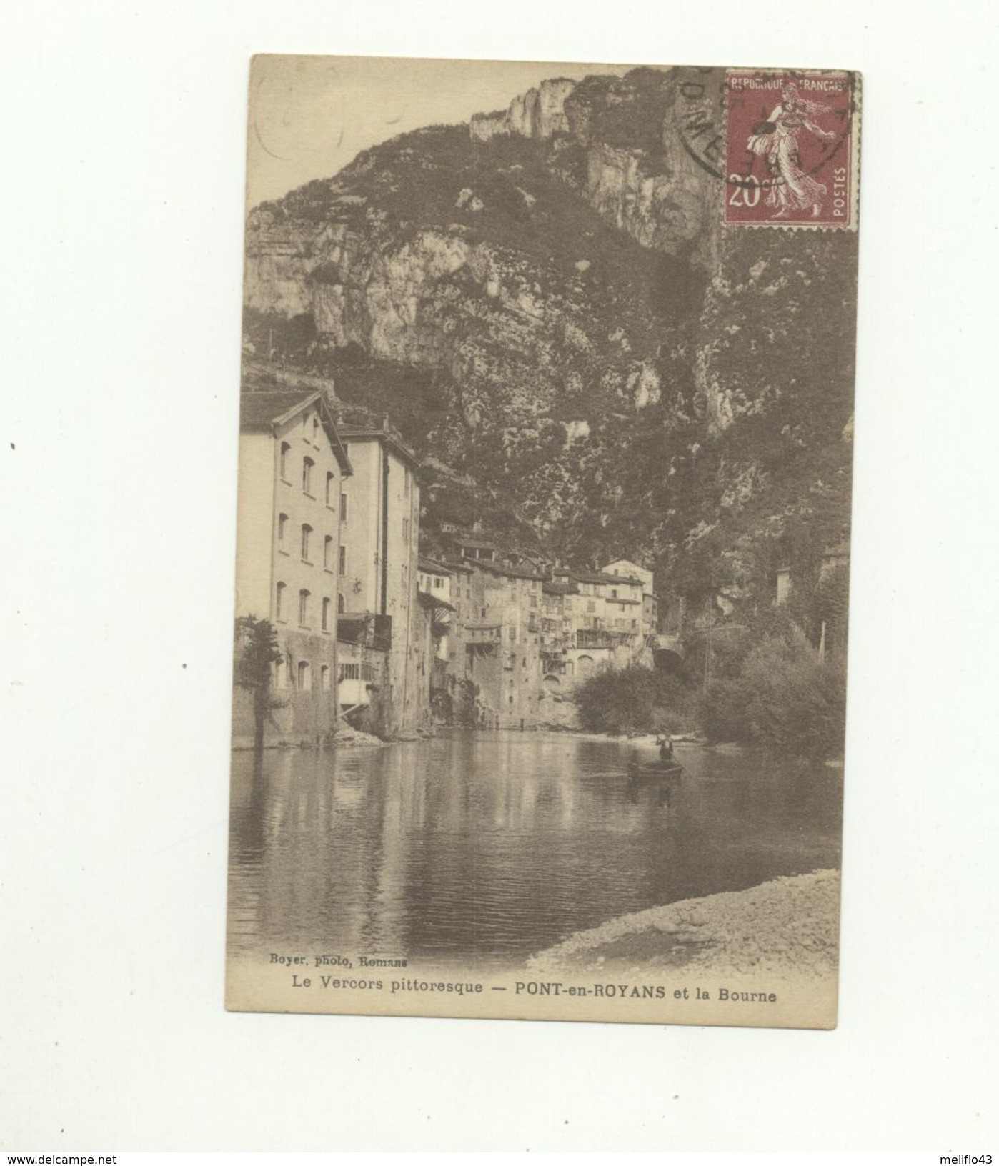 38/ CPA - Pont En Royans Et La Bourne - Pont-en-Royans