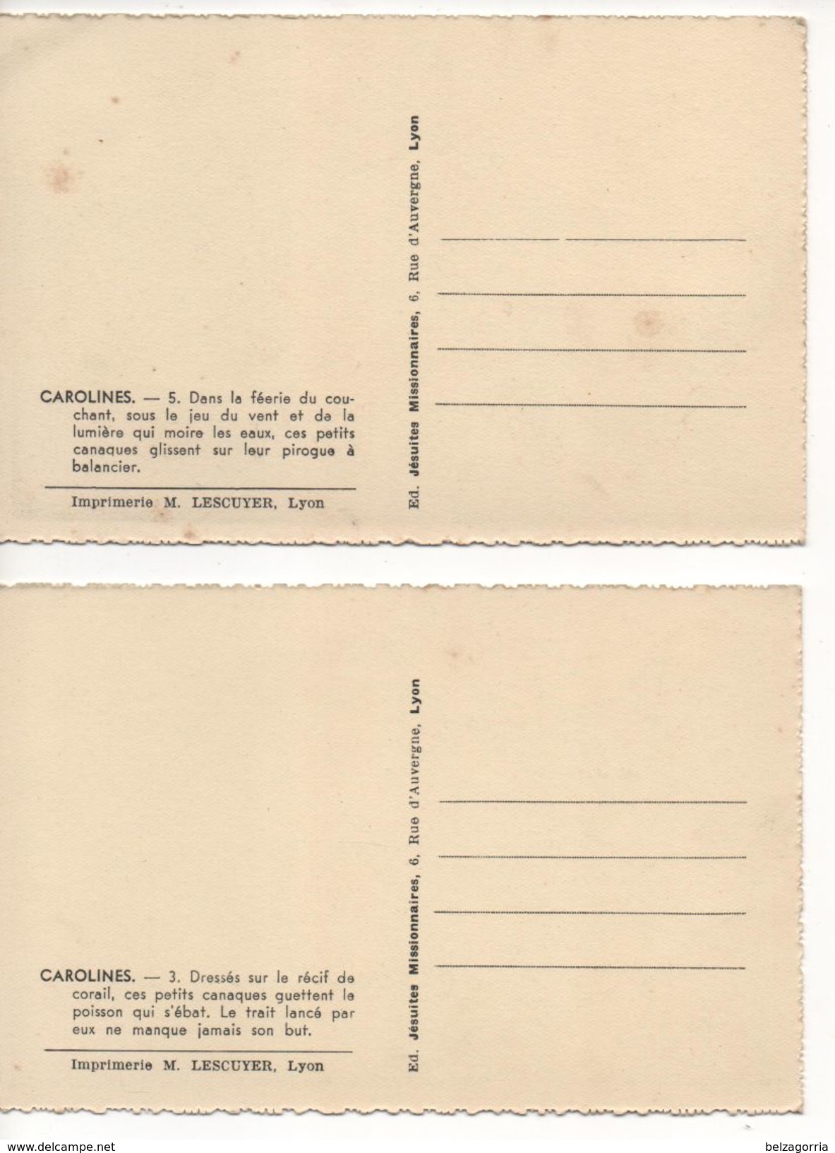 CAROLINES  ( Iles )  -  LOT De 2 Cartes Postales  VOIR SCANS - Micronésie