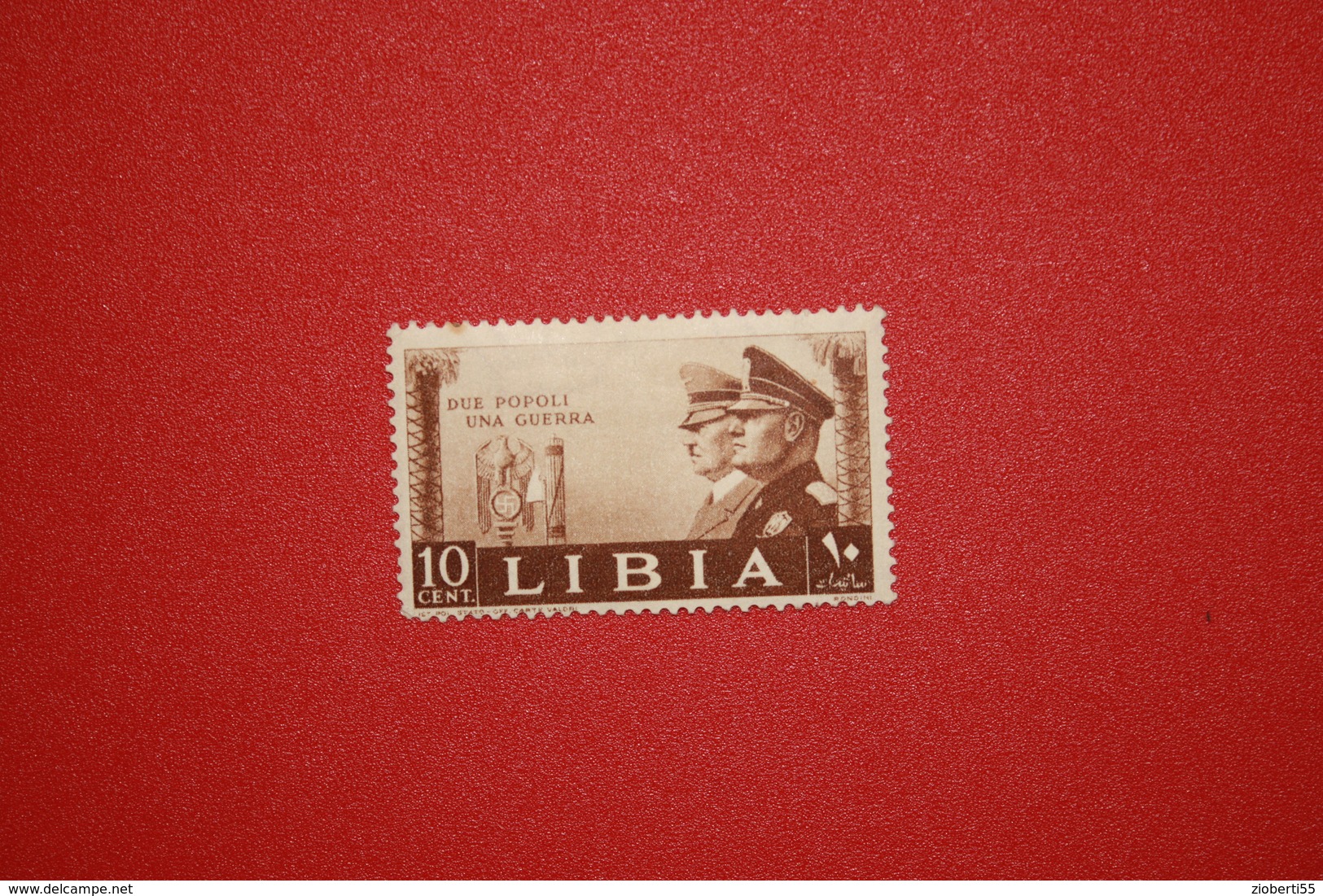 LIBIA  - ASSE  - 10 C - 1941 -  LINGUELLATO - Libyen