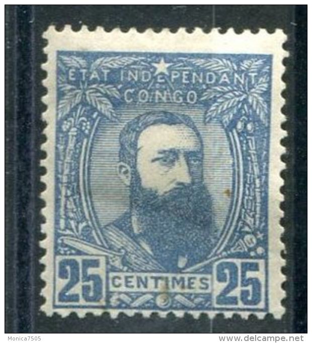 CONGO BELGE ( POSTE ) : Y&amp;T N°  8   TIMBRE  NEUF  AVEC  TRACE  DE  CHARNIERE   , VOIR . - 1884-1894