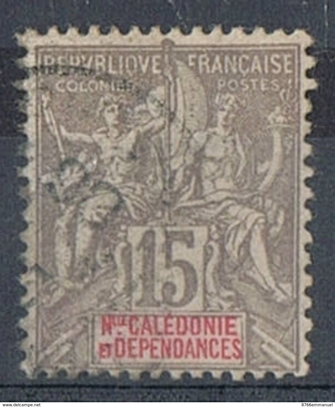 NOUVELLE-CALEDONIE N°61 - Gebraucht