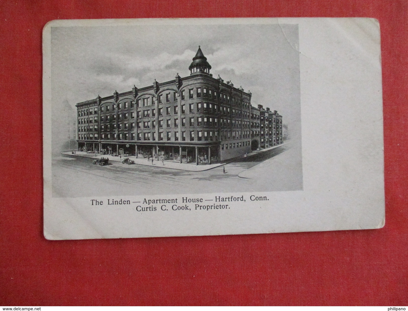Connecticut > Hartford   Private Mailing Card-- The Linden Apartment House --ref 2782 - Hartford