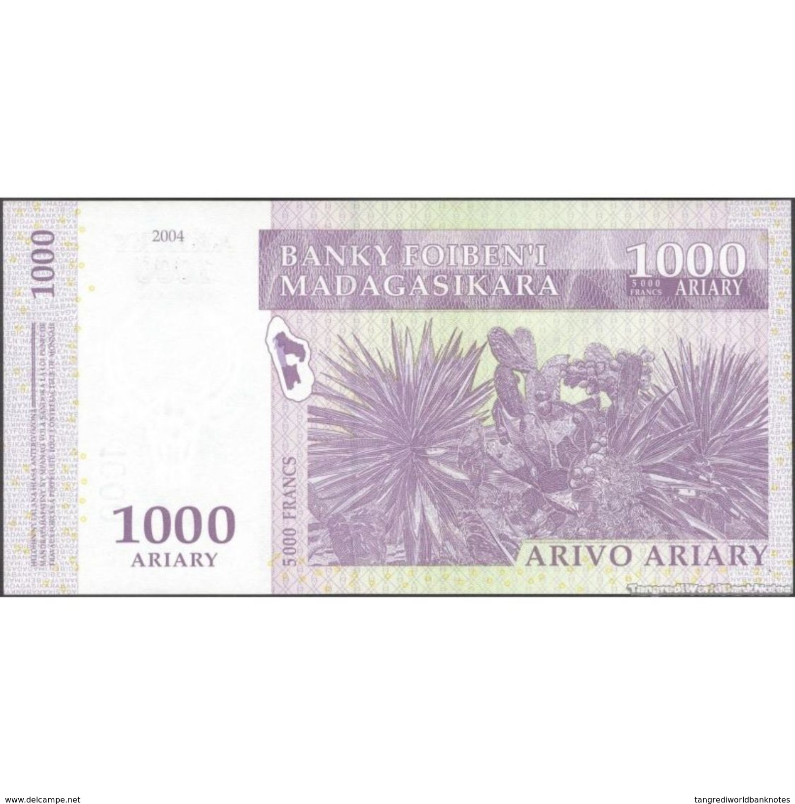 TWN - MADAGASCAR 89b - 1000 1.000 Francs 2008 A XXXXXXX S UNC - Madagascar