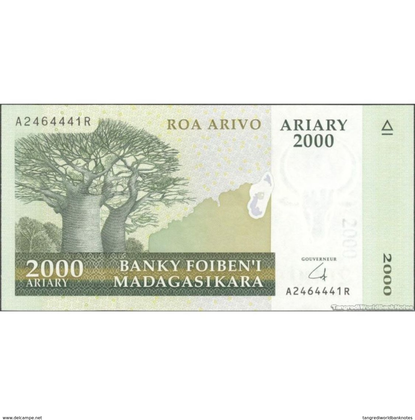 TWN - MADAGASCAR 90b - 2000 2.000 Francs 2008 A XXXXXXX R UNC - Madagascar