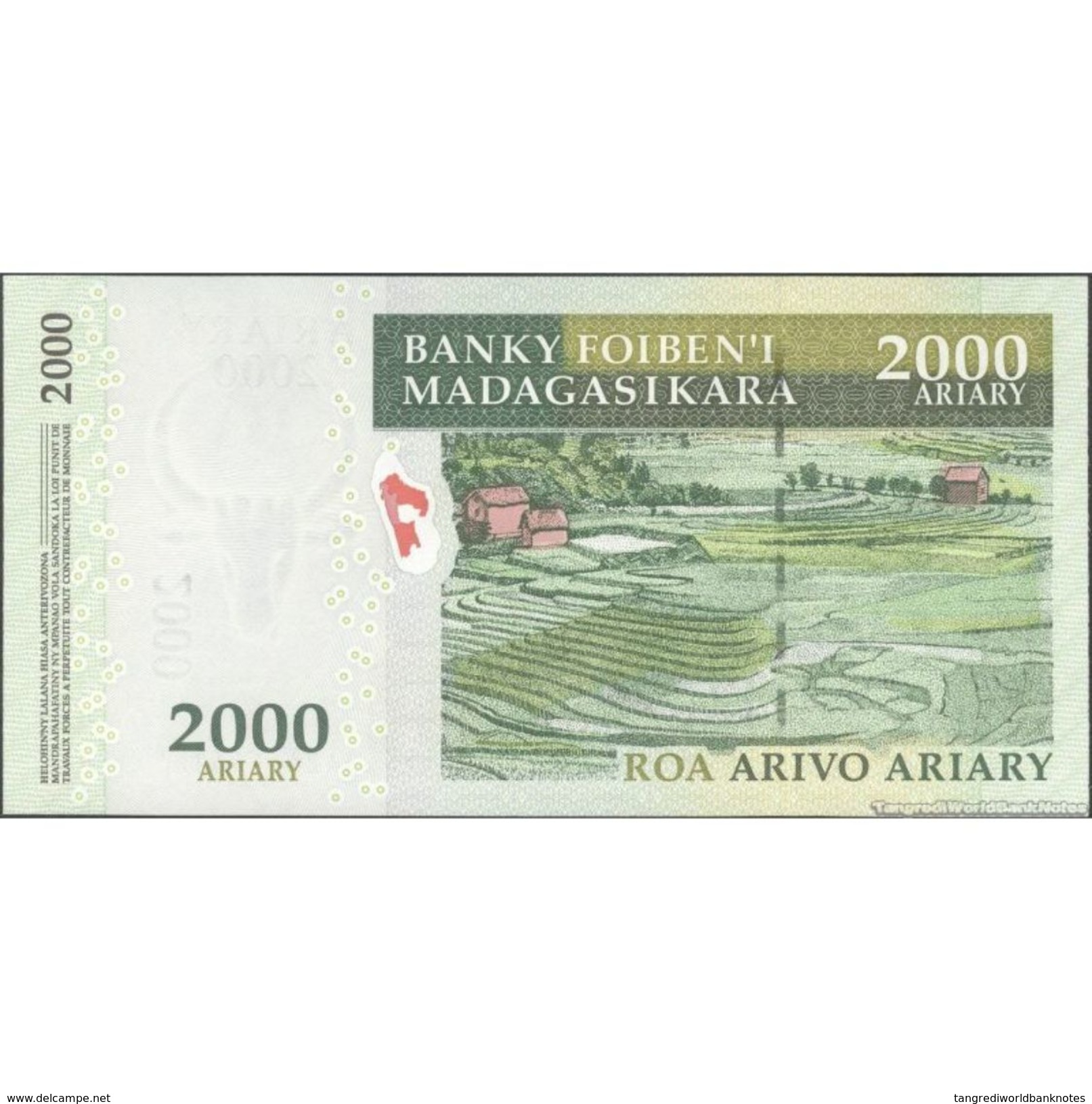 TWN - MADAGASCAR 90b - 2000 2.000 Francs 2008 A XXXXXXX R UNC - Madagascar