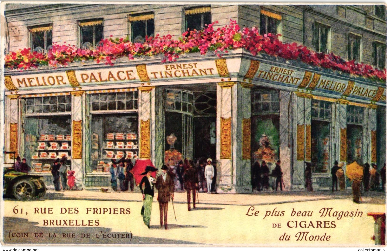 1 Postkaart MELIO PALACE Ernest TINCHANT - RECLAME Pub - Fabuleux Magasin à Bruxelles - Chromo Litho VG - Other & Unclassified