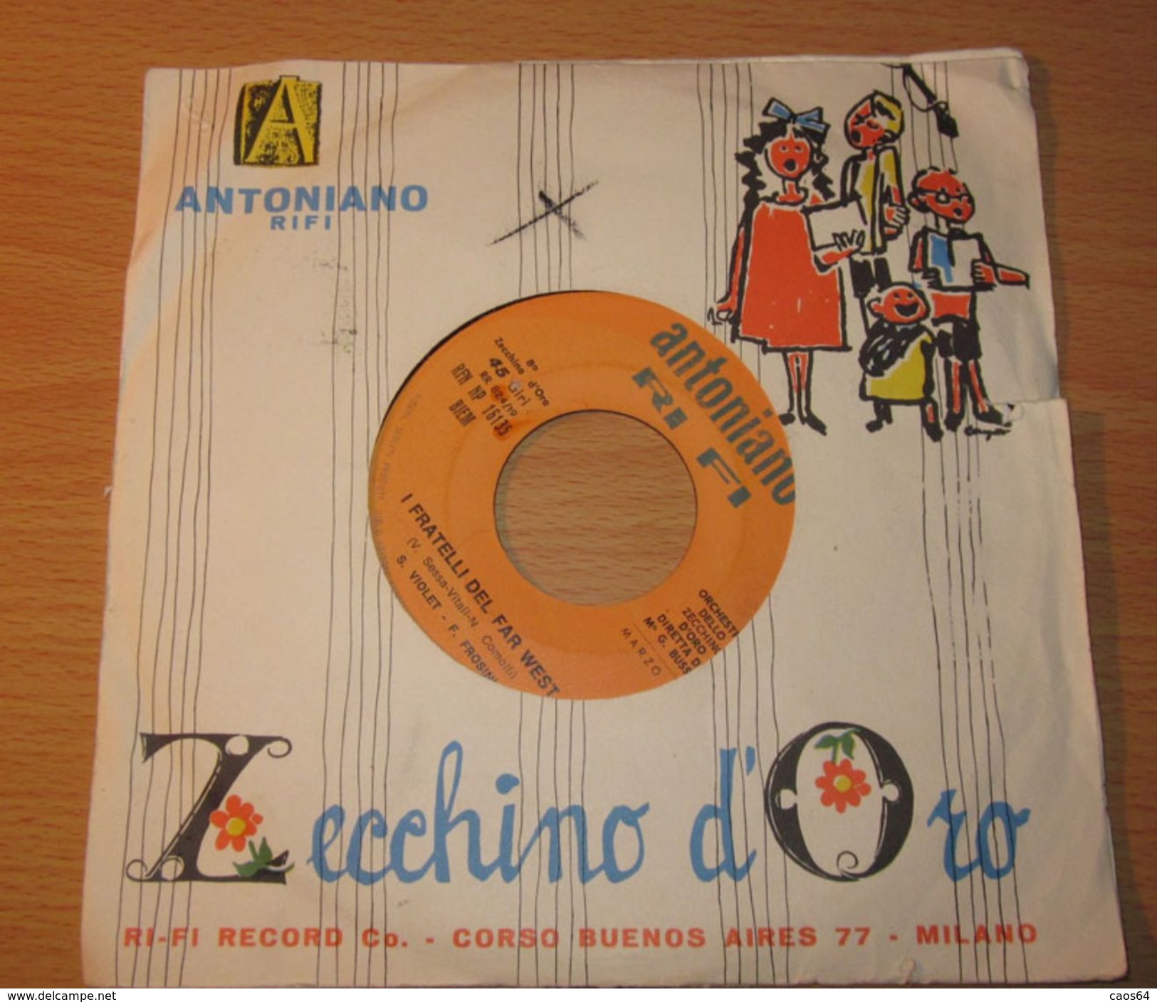 Mauro Della Morte - S. Violet - F. Frosini - Il Dodicesimo - I Fratelli Del Far West (7") - Bambini