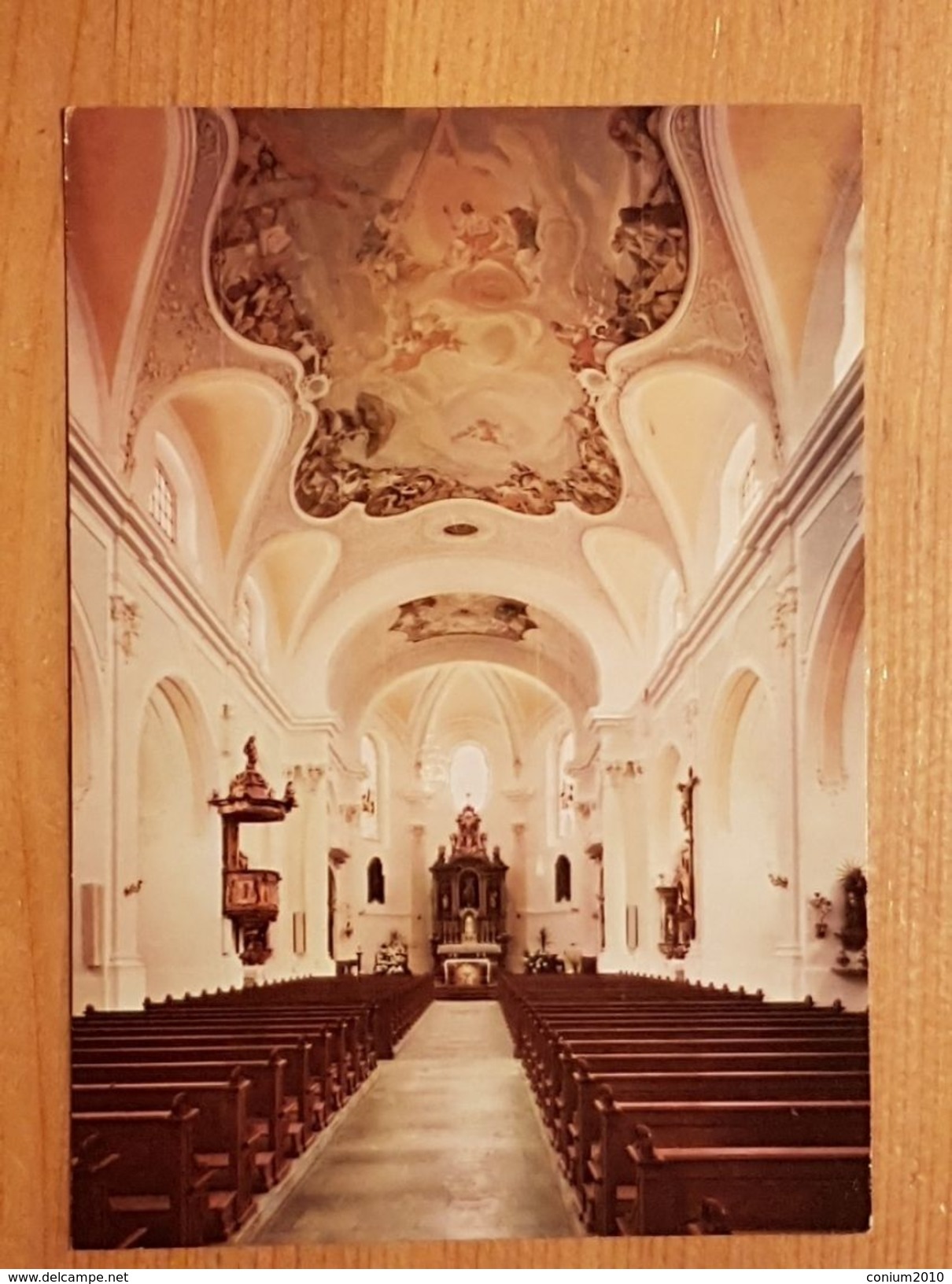 Hohenwart, Pfarrkirche St. Georg, Gelaufen 1985 - Pfaffenhofen