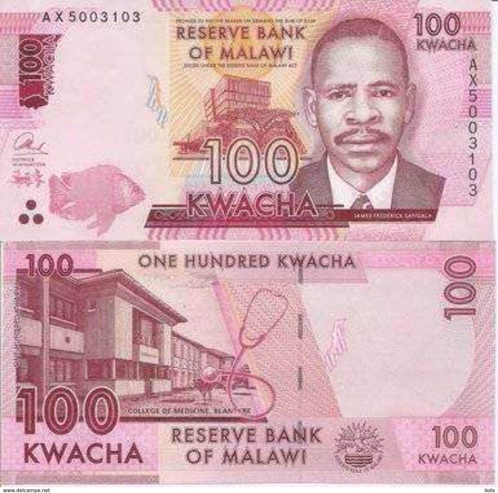 Malawi  New  100 Kwacha 2016  UNC - Malawi