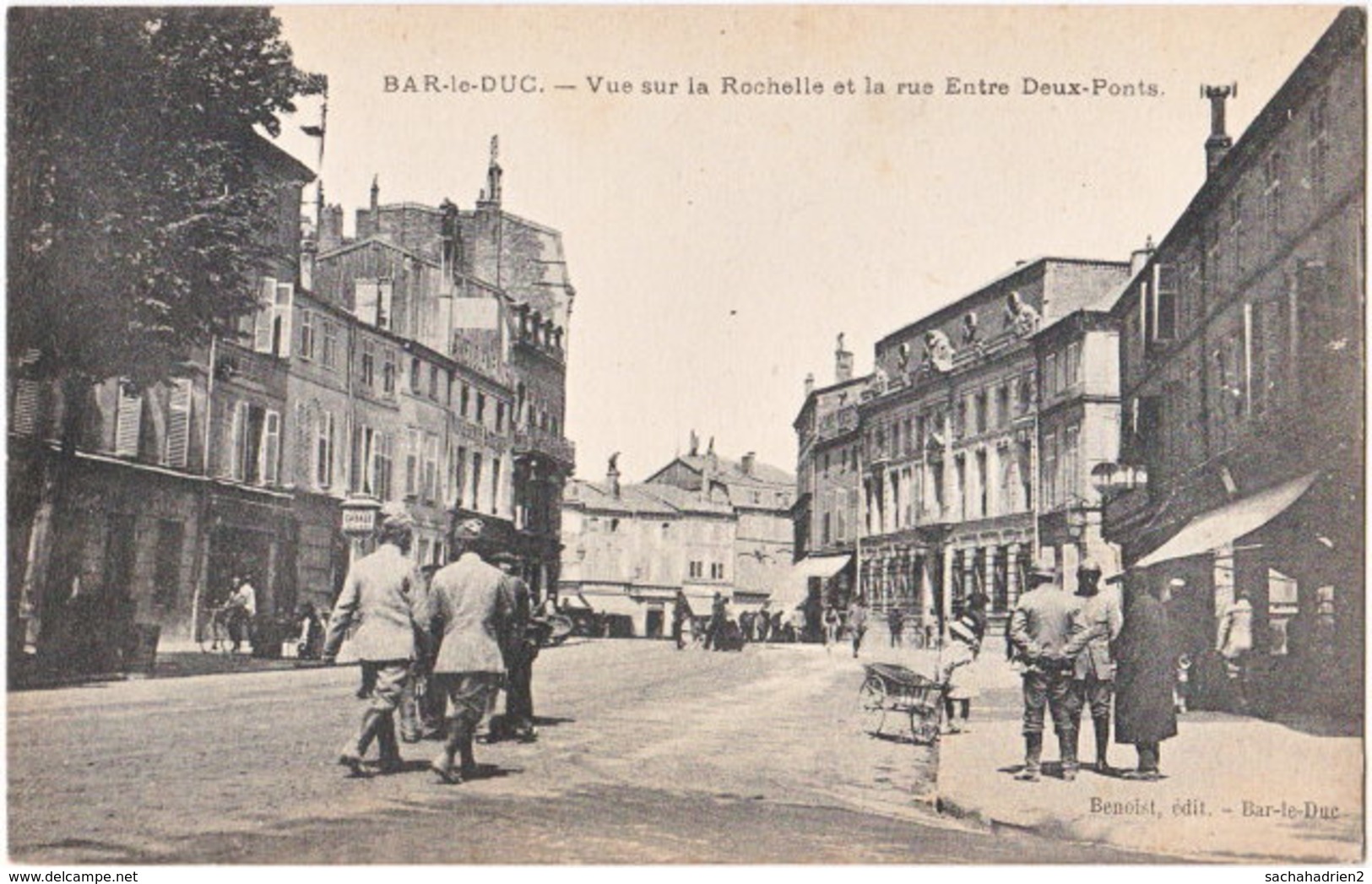 55. BAR-LE-DUC. Vue Sur La Rochelle Et La Rue Entre-Deux-Ponts - Bar Le Duc